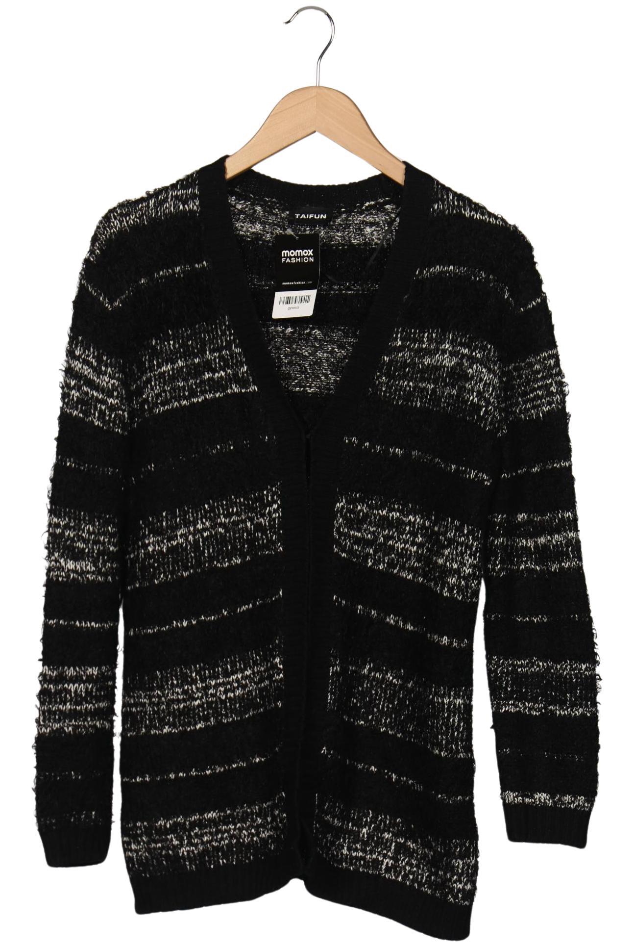 

Taifun Damen Strickjacke, schwarz, Gr. 38