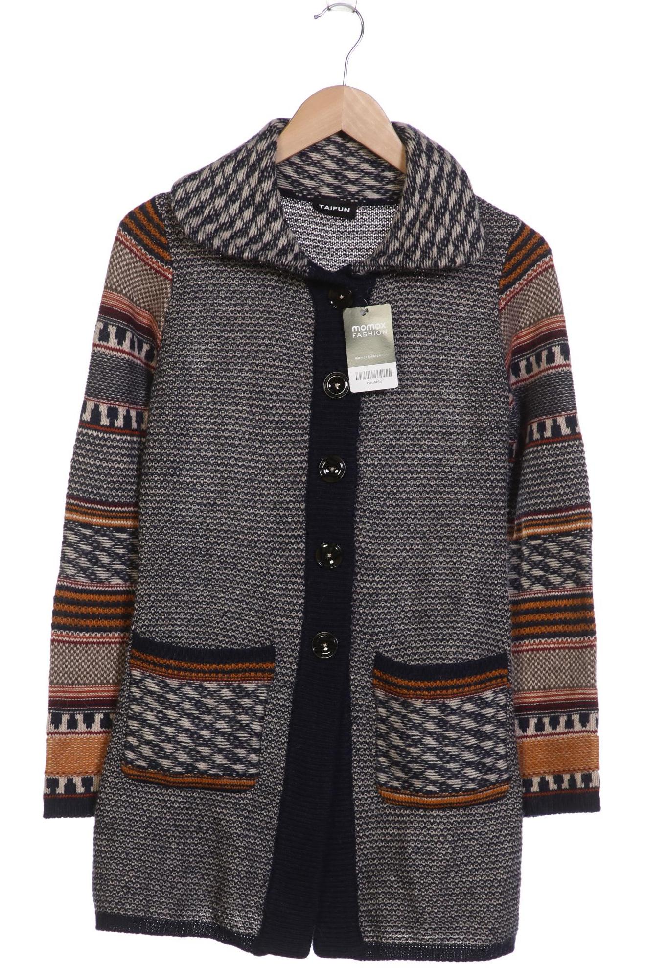 

Taifun Damen Strickjacke, marineblau, Gr. 34