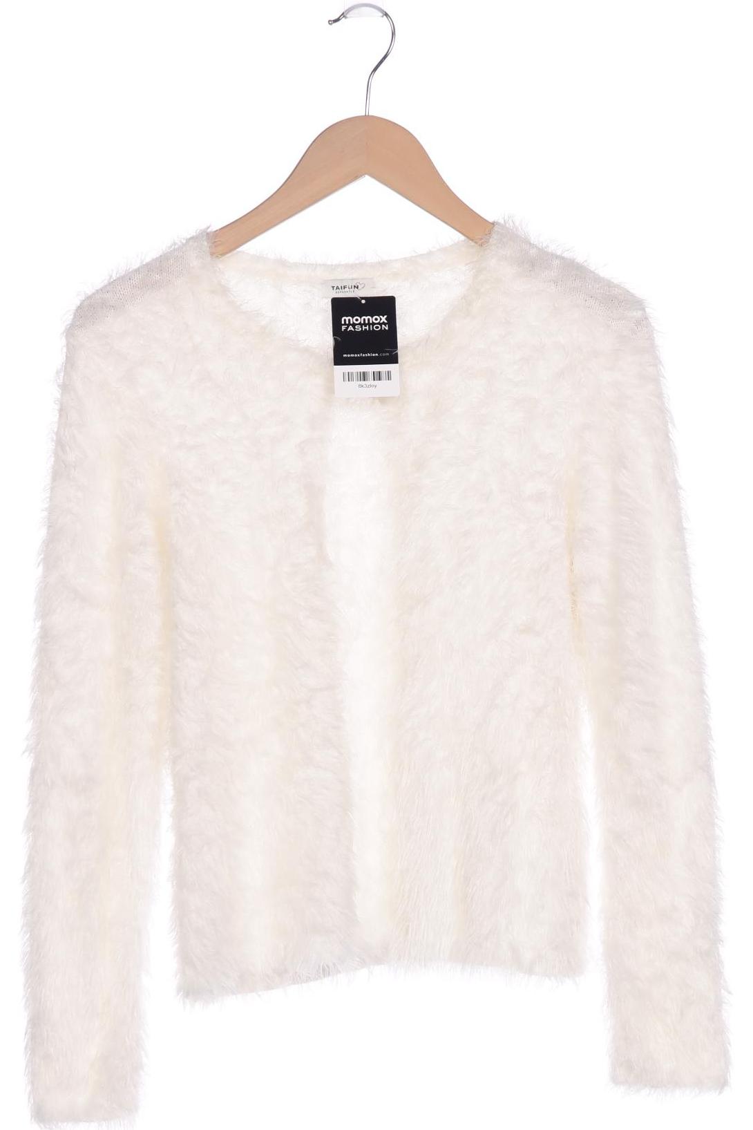

Taifun Damen Strickjacke, weiß, Gr. 36