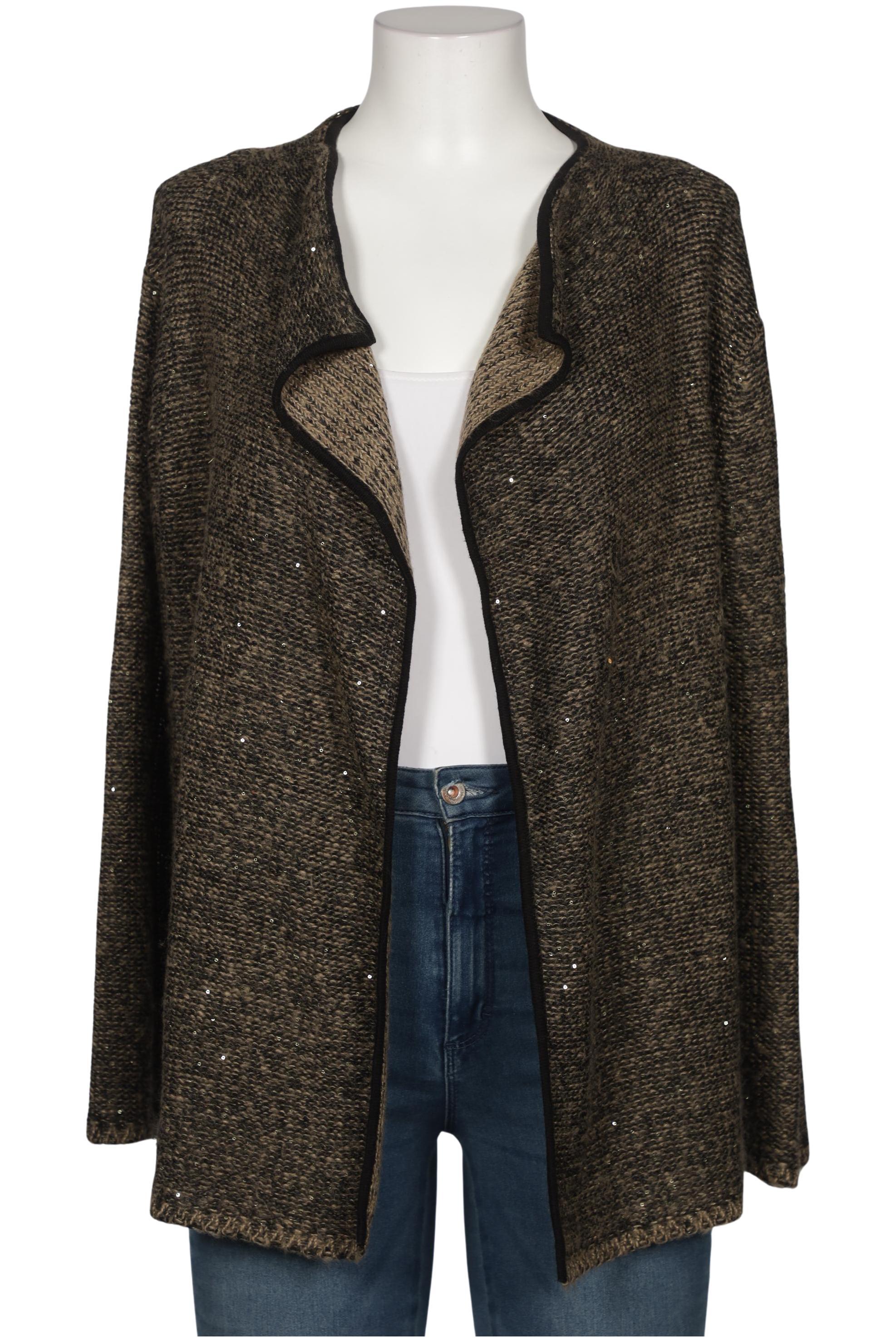 

Taifun Damen Strickjacke, braun, Gr. 42