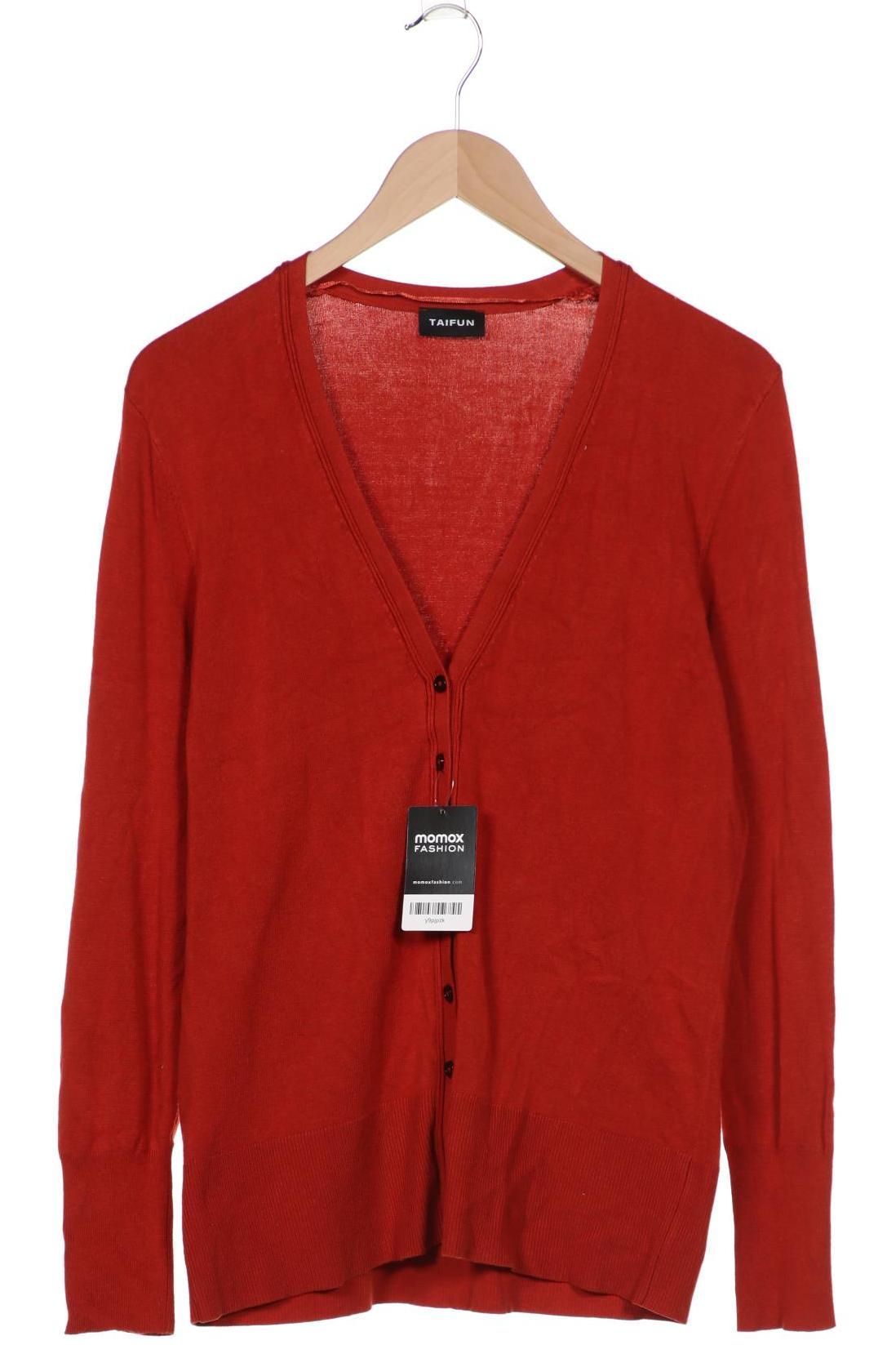 

Taifun Damen Strickjacke, rot, Gr. 44