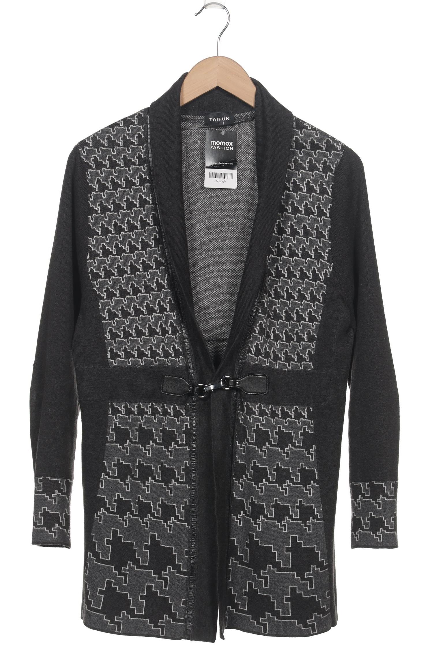 

Taifun Damen Strickjacke, grau, Gr. 44