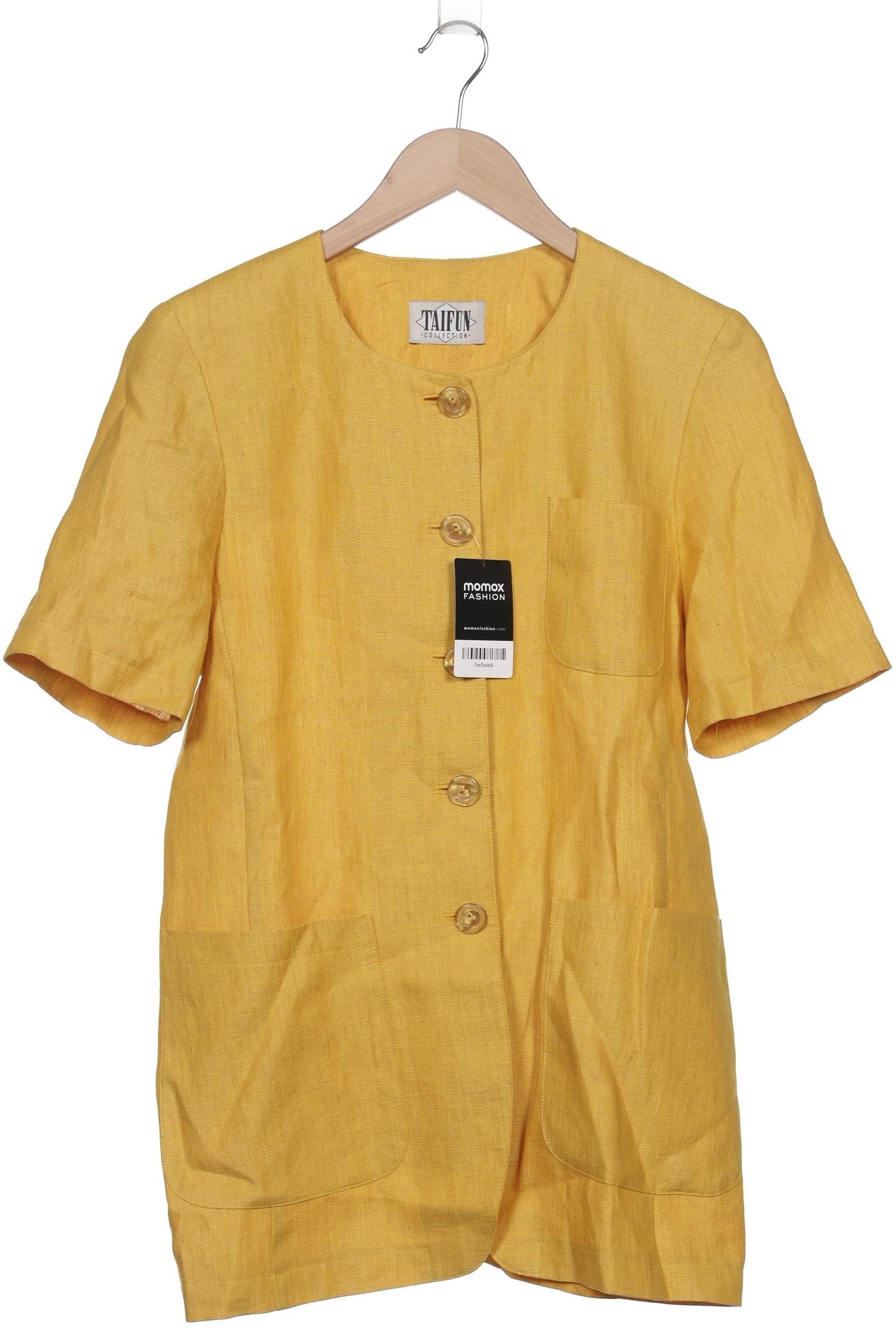 

Taifun Damen Strickjacke, orange, Gr. 36