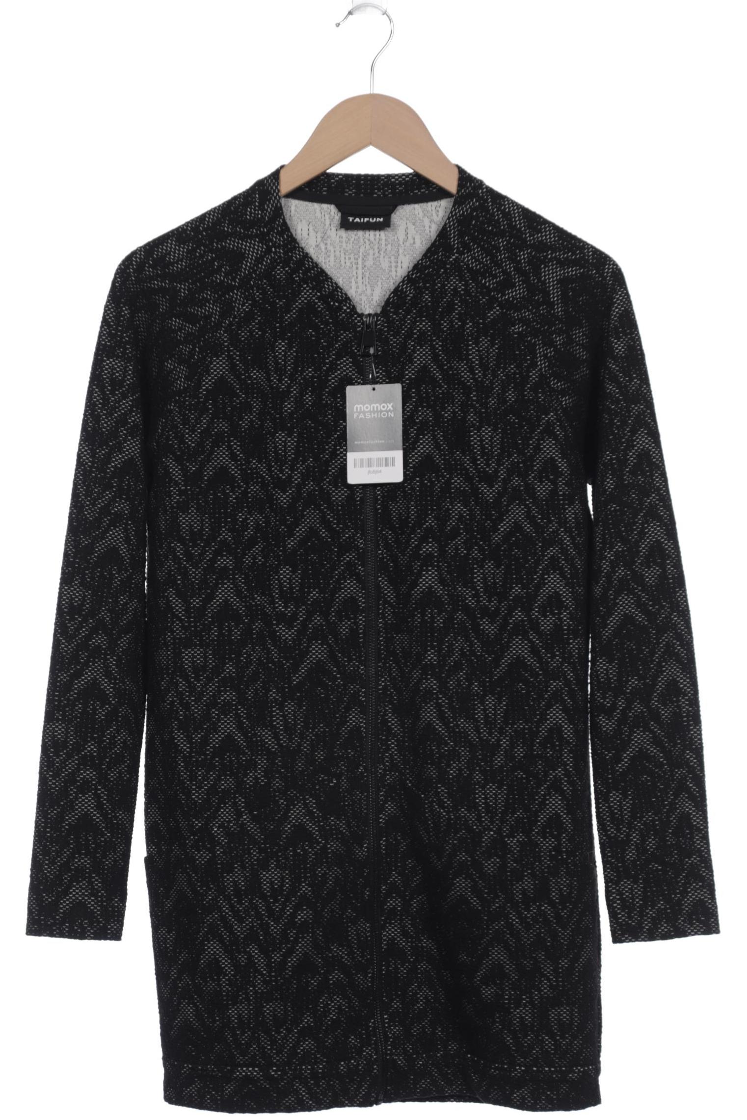 

Taifun Damen Strickjacke, schwarz, Gr. 36
