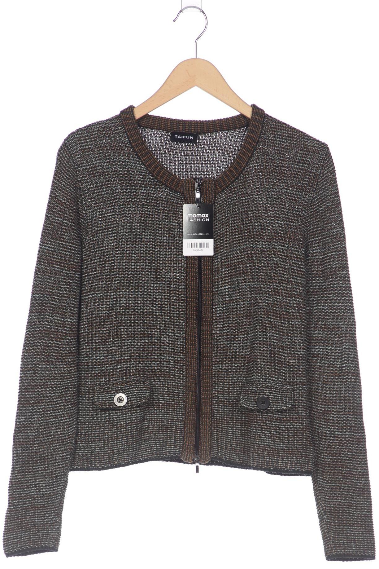 

Taifun Damen Strickjacke, braun, Gr. 42