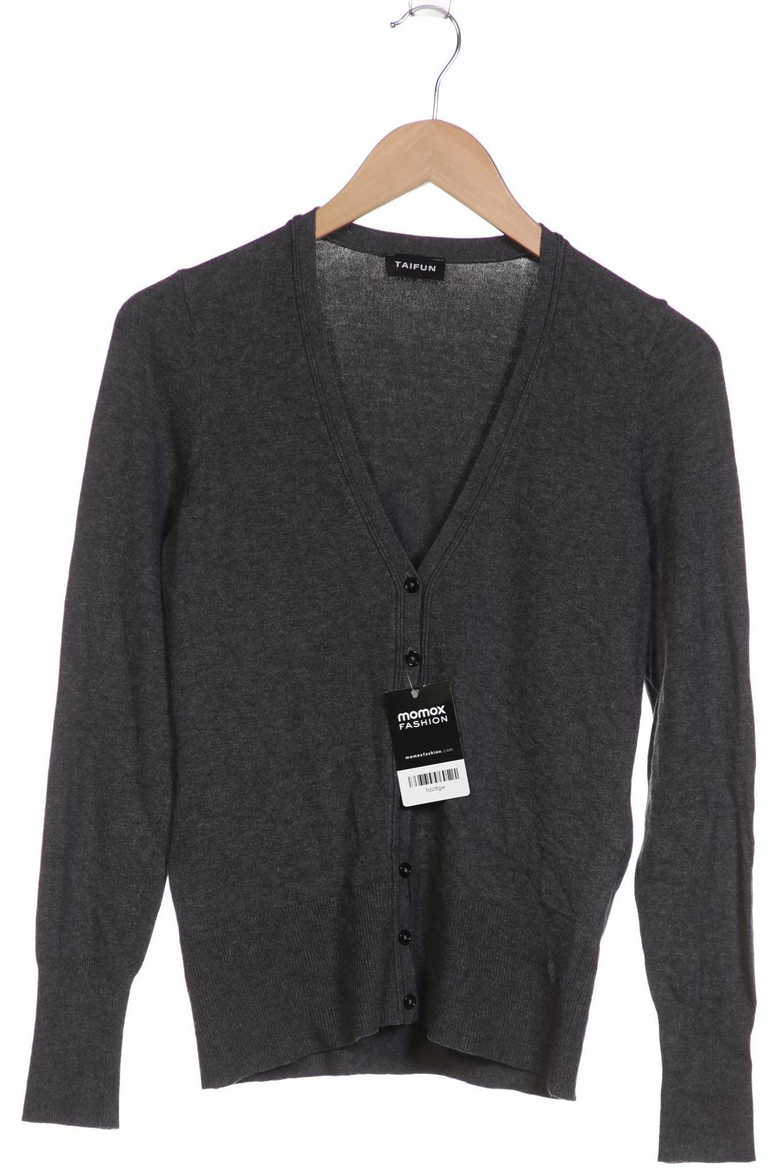 

Taifun Damen Strickjacke, grau, Gr. 36