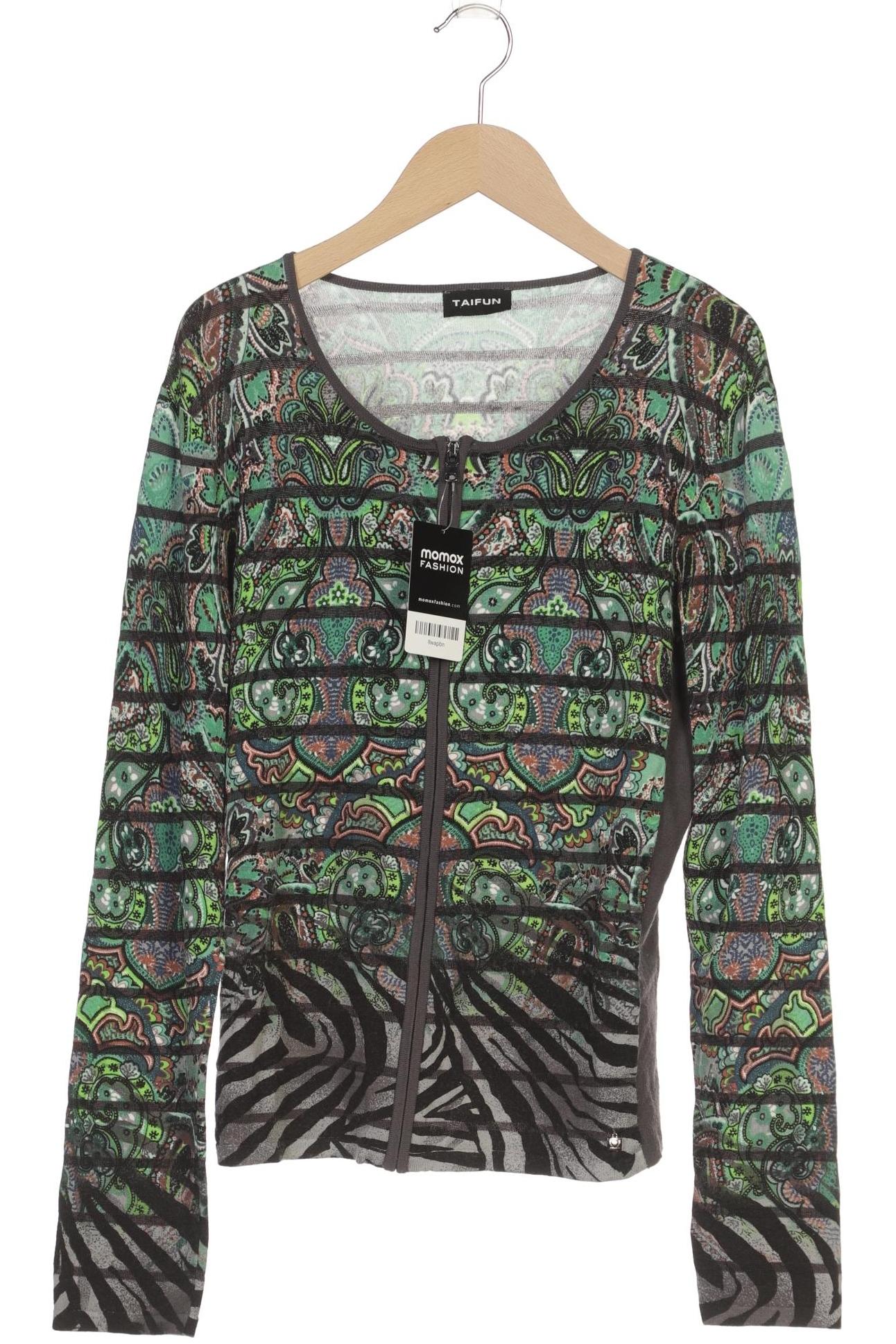 

Taifun Damen Strickjacke, grau, Gr. 40