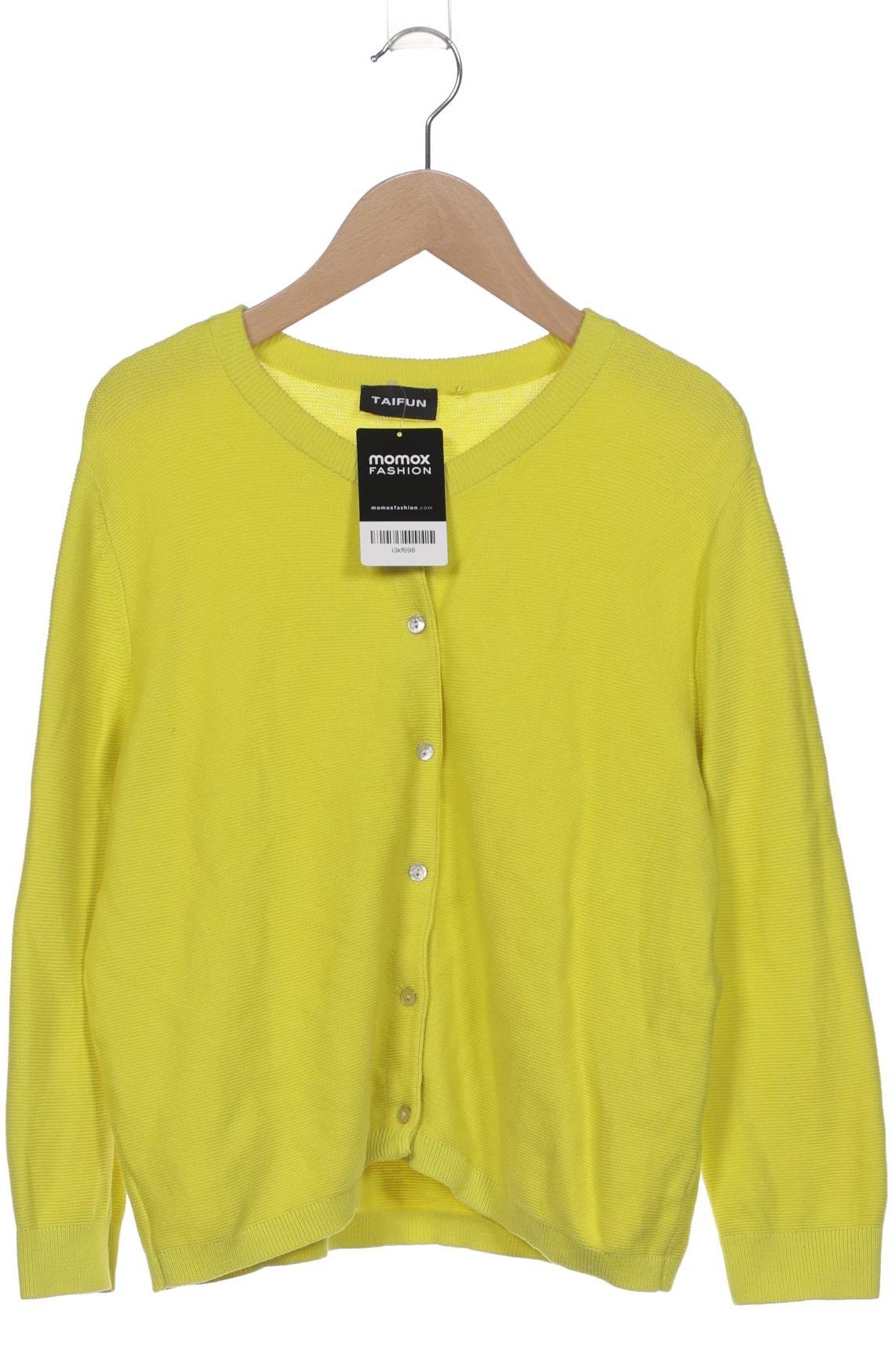 

Taifun Damen Strickjacke, gelb, Gr. 36