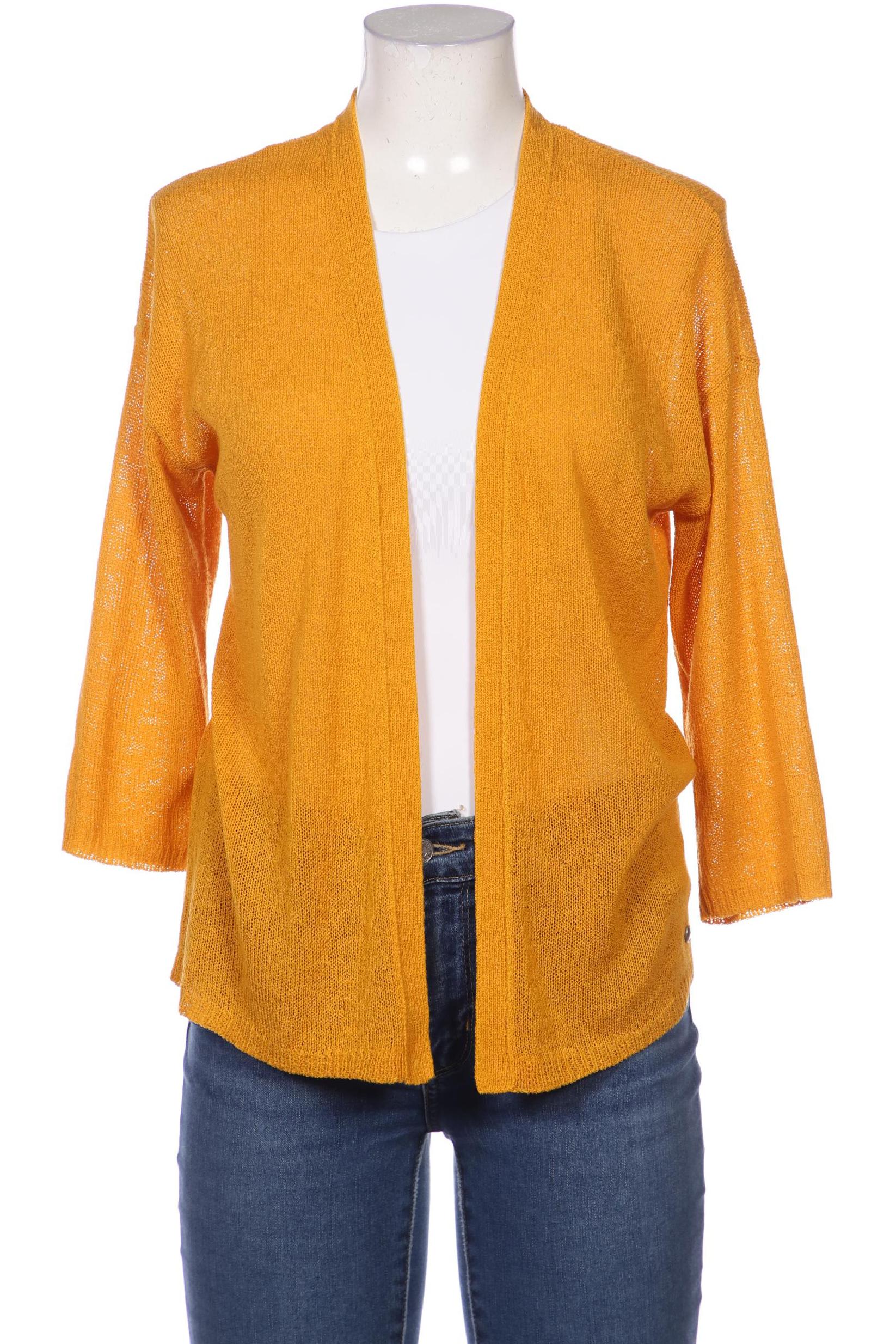 

Taifun Damen Strickjacke, orange, Gr. 36