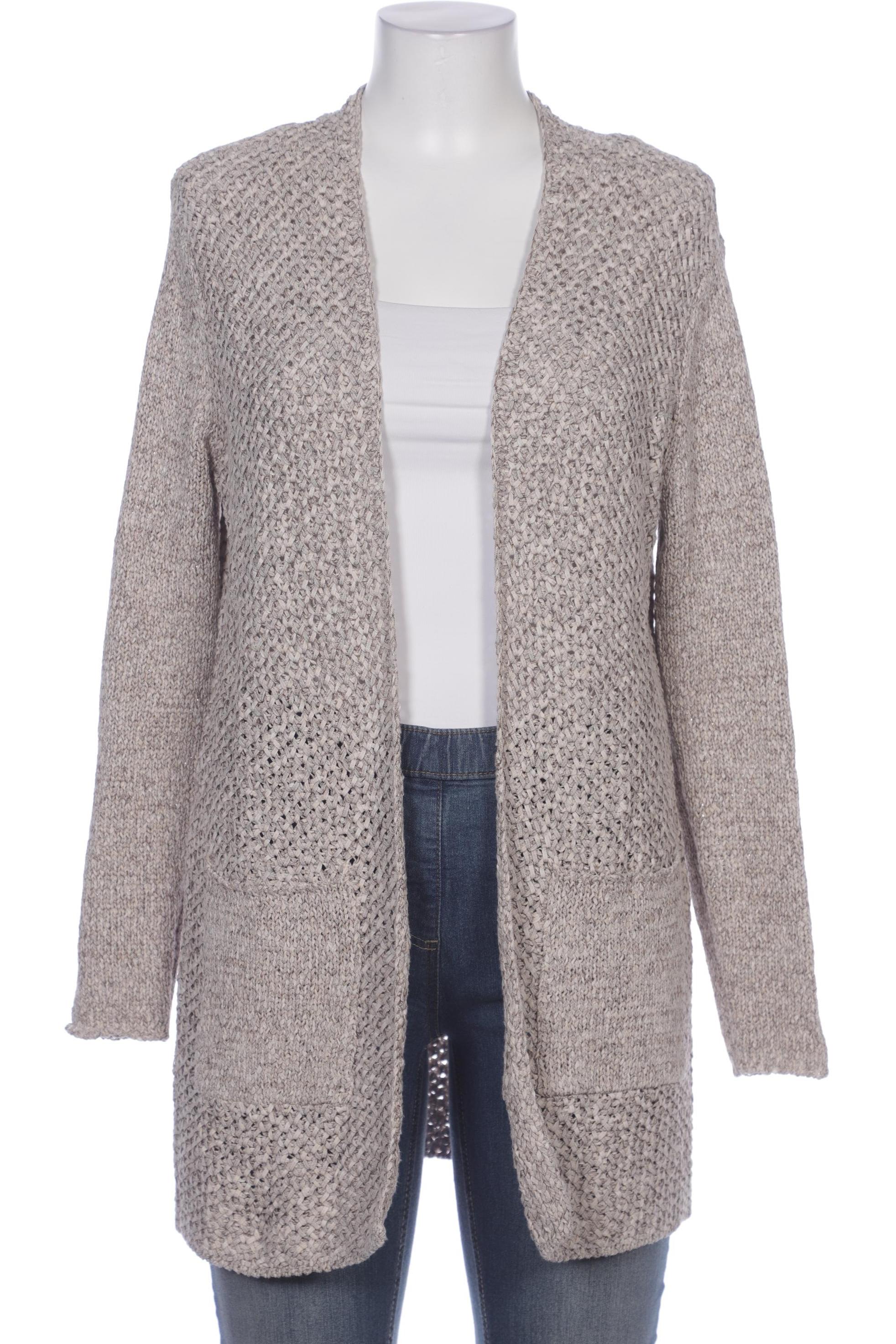 

Taifun Damen Strickjacke, beige, Gr. 40