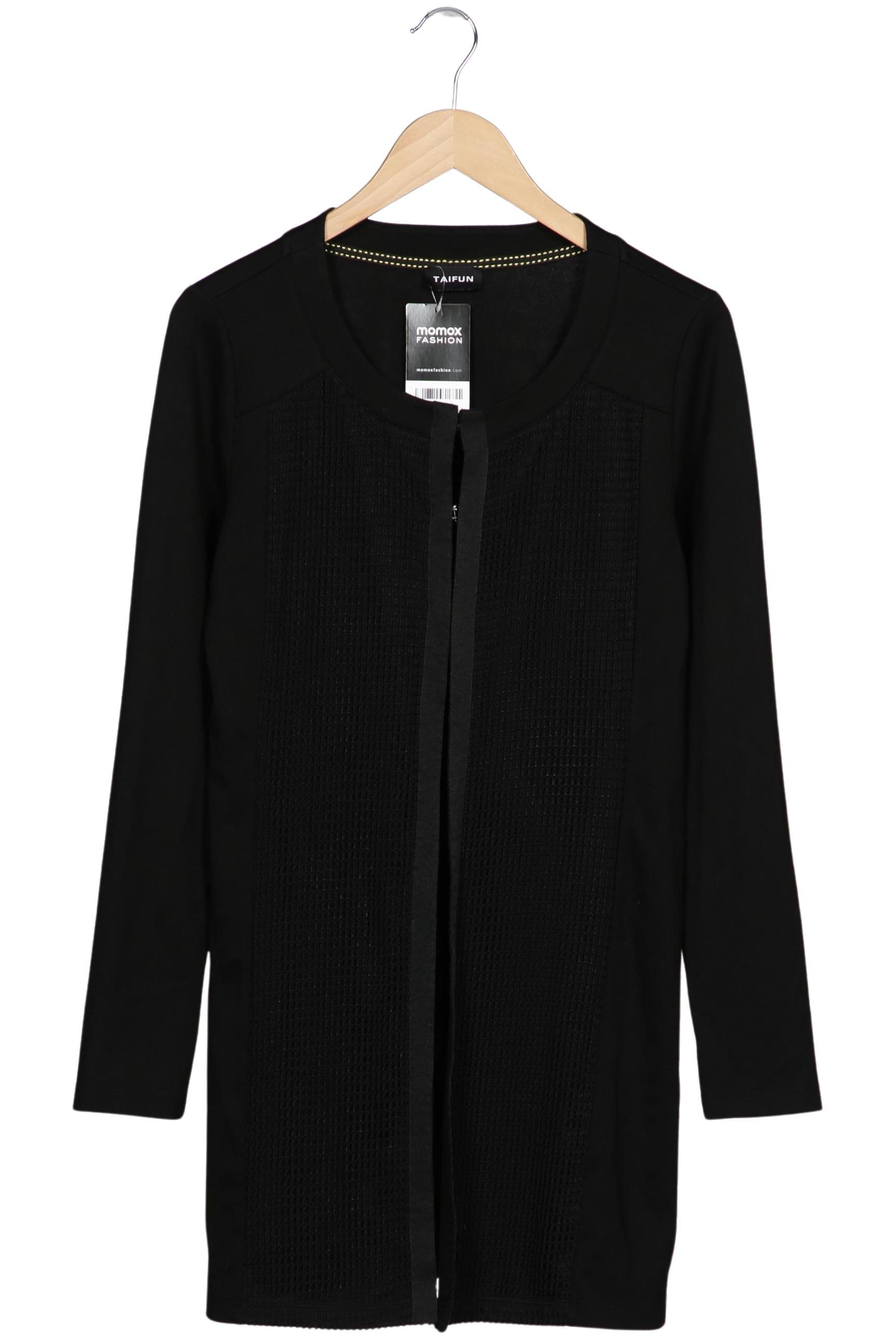 

Taifun Damen Strickjacke, schwarz, Gr. 40