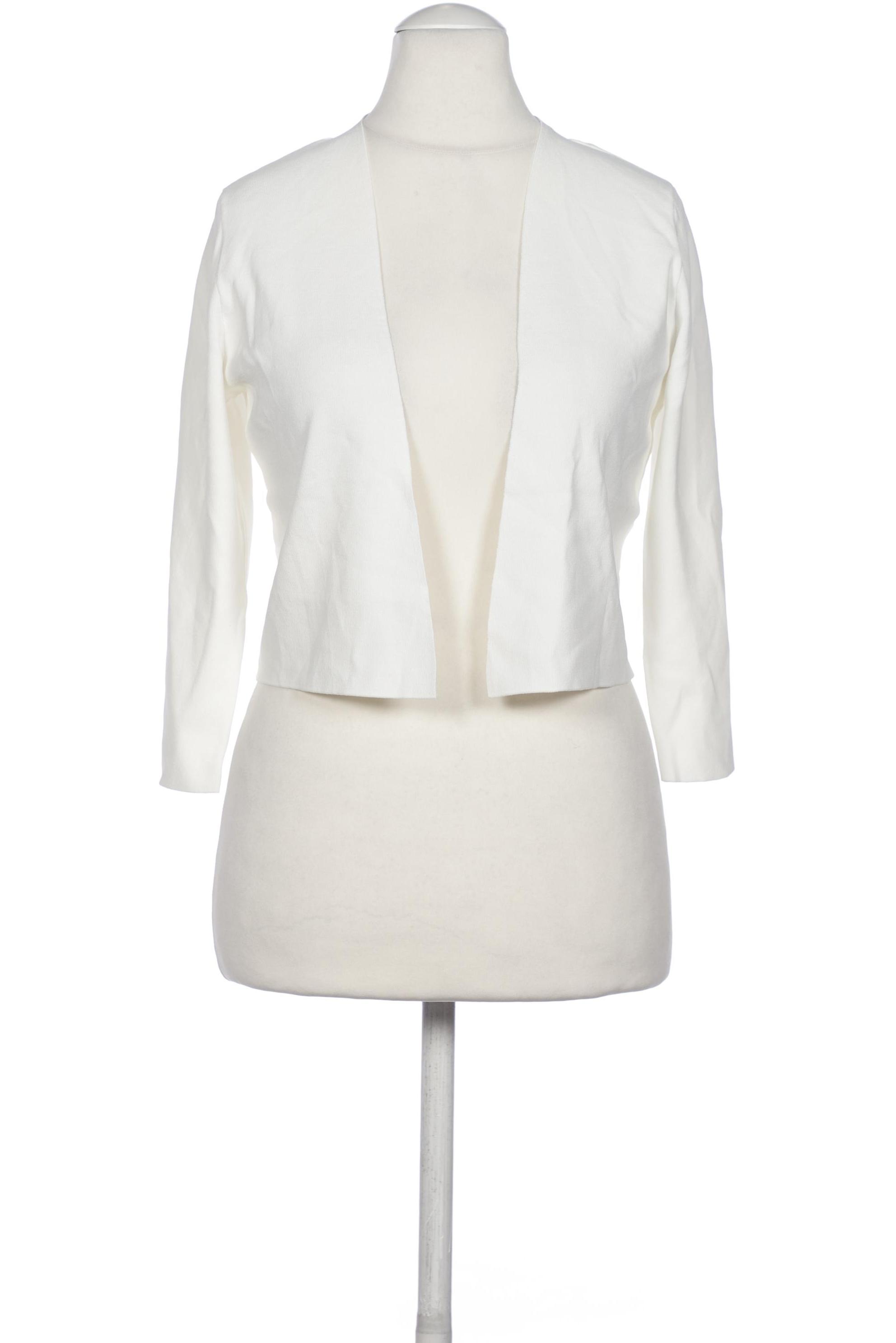 

Taifun Damen Strickjacke, weiß, Gr. 38