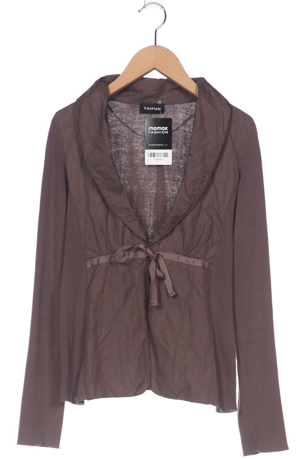 

Taifun Damen Strickjacke, grau, Gr. 38