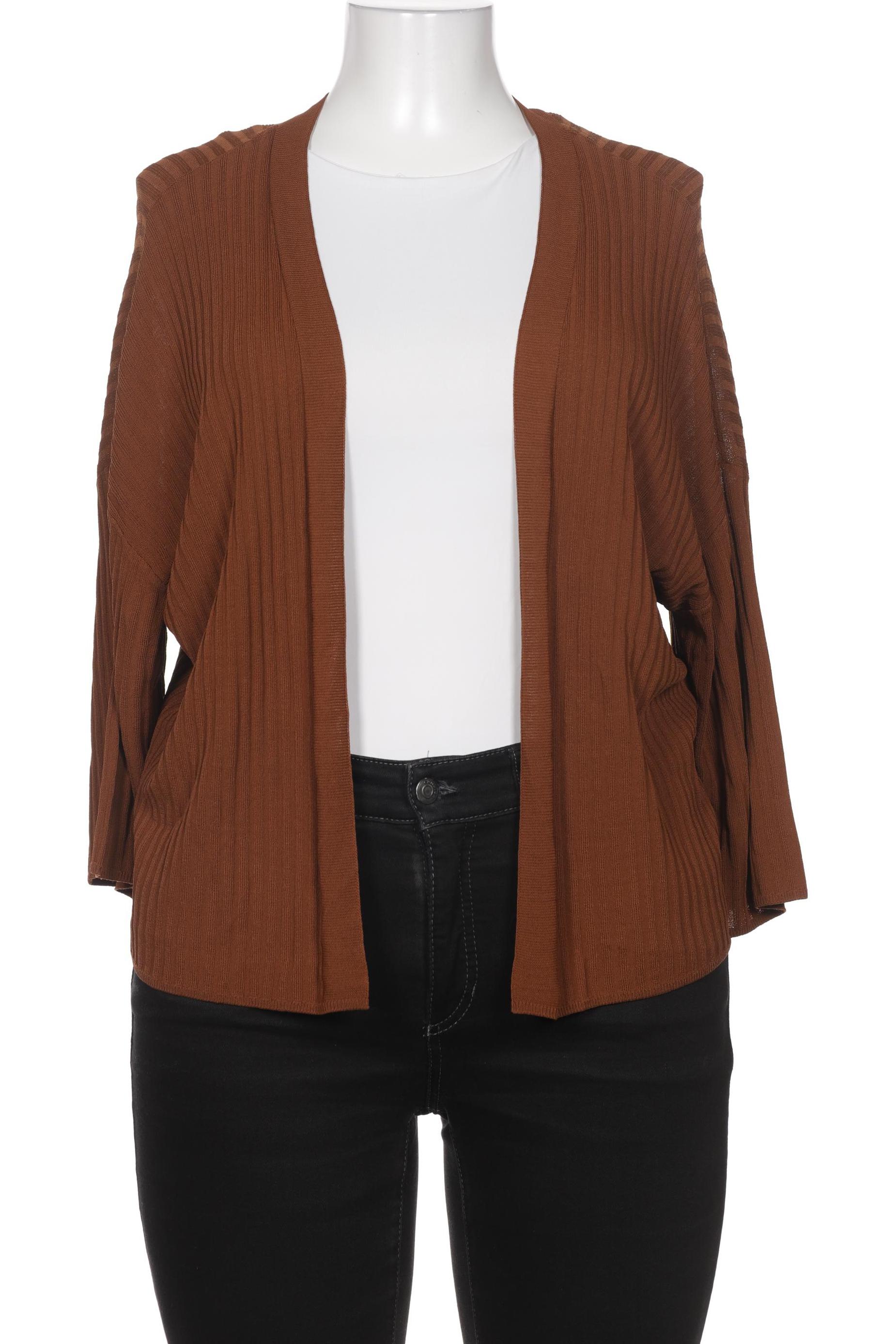 

Taifun Damen Strickjacke, braun, Gr. 42