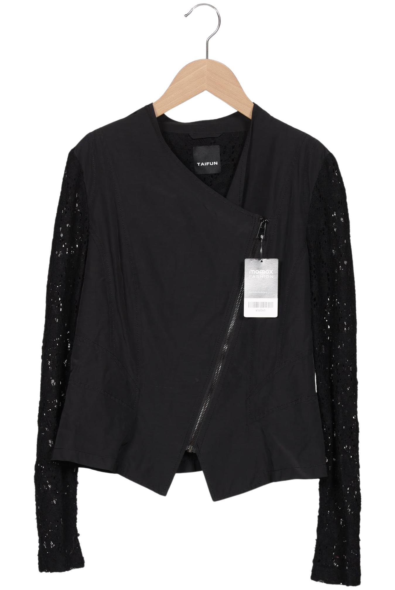 

Taifun Damen Strickjacke, schwarz, Gr. 38