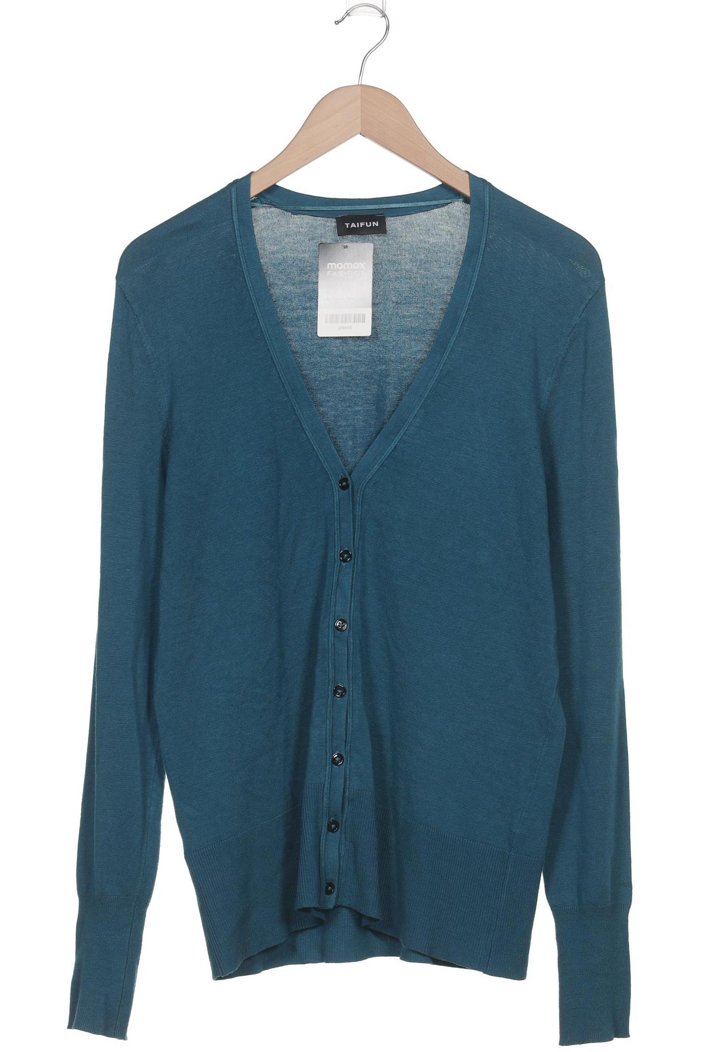 

Taifun Damen Strickjacke, türkis, Gr. 42