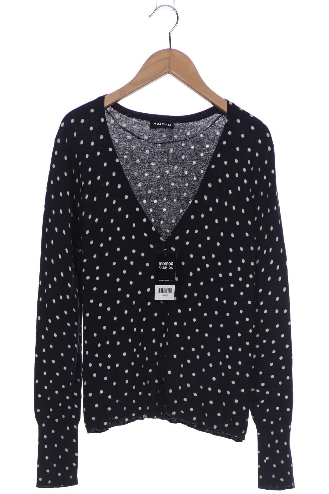 

Taifun Damen Strickjacke, schwarz, Gr. 38