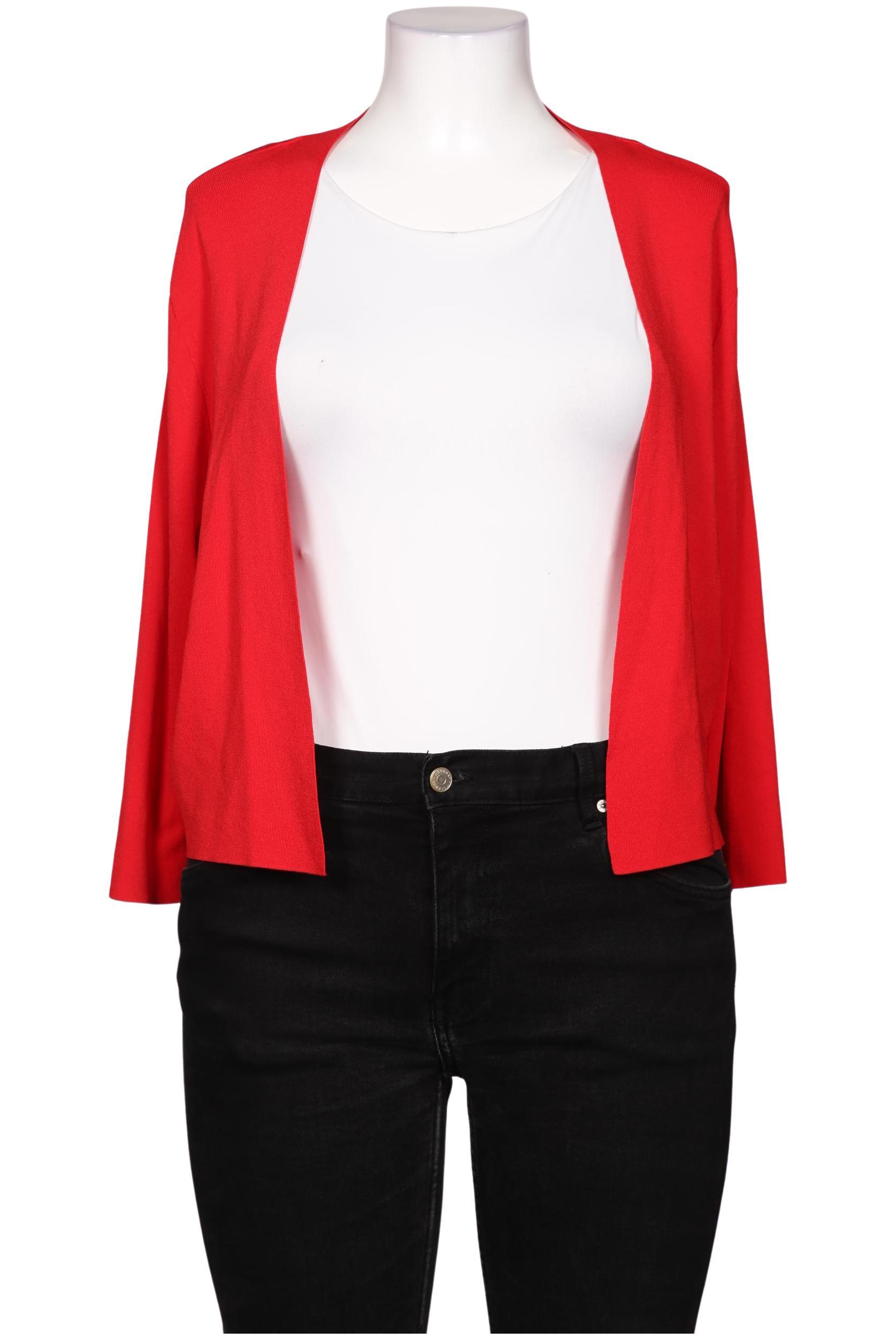 

Taifun Damen Strickjacke, rot, Gr. 46