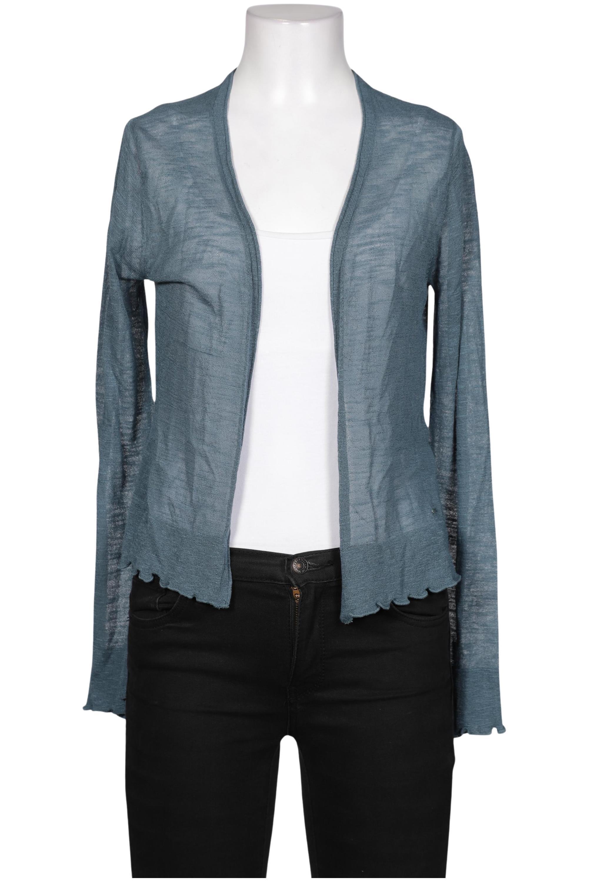 

Taifun Damen Strickjacke, blau, Gr. 38