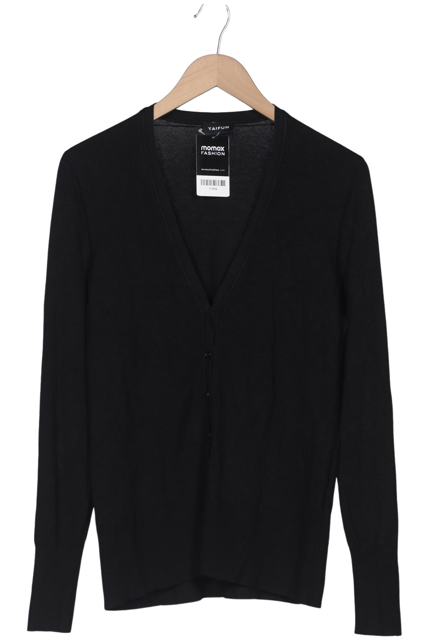

Taifun Damen Strickjacke, schwarz, Gr. 42