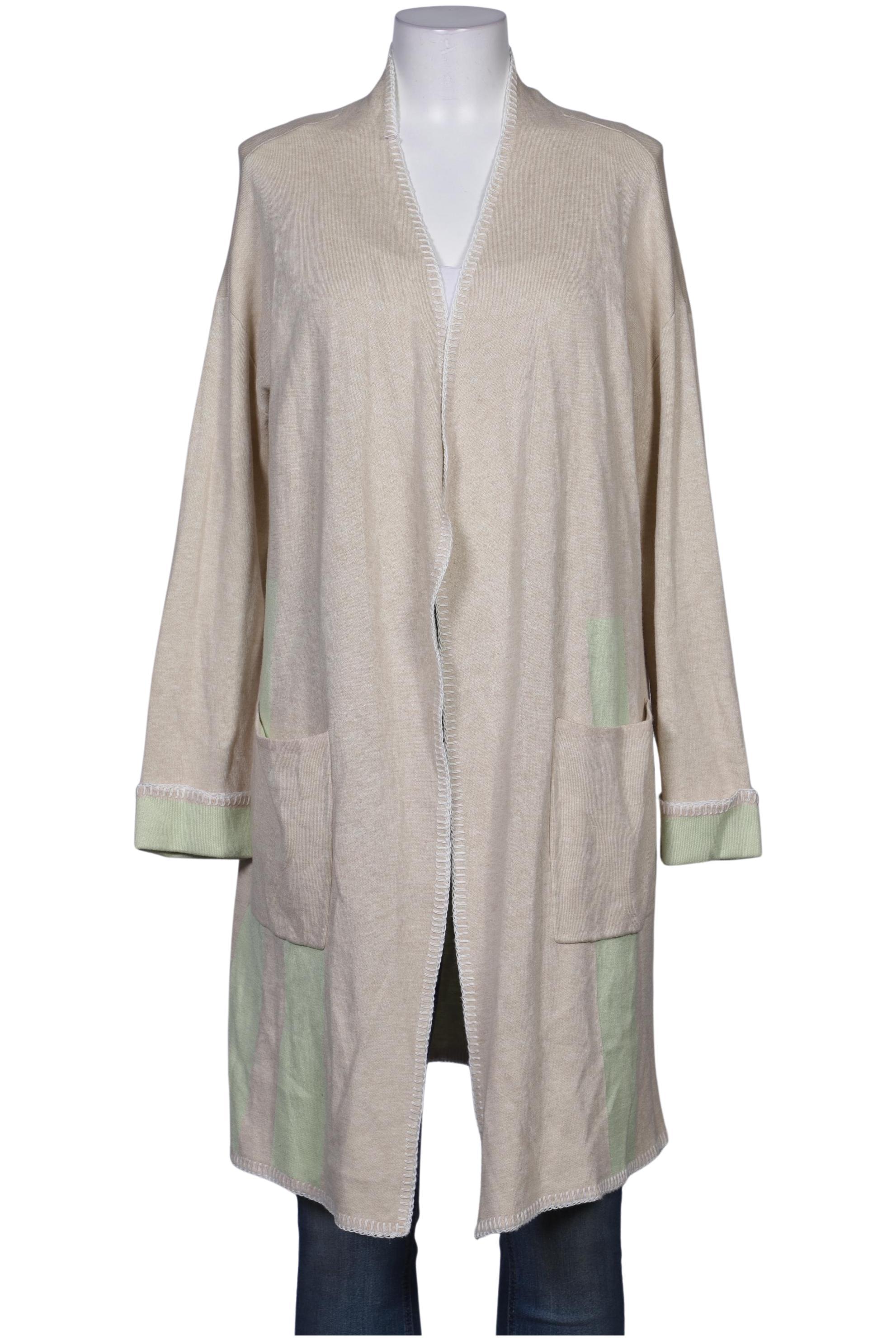 

Taifun Damen Strickjacke, beige, Gr. 40