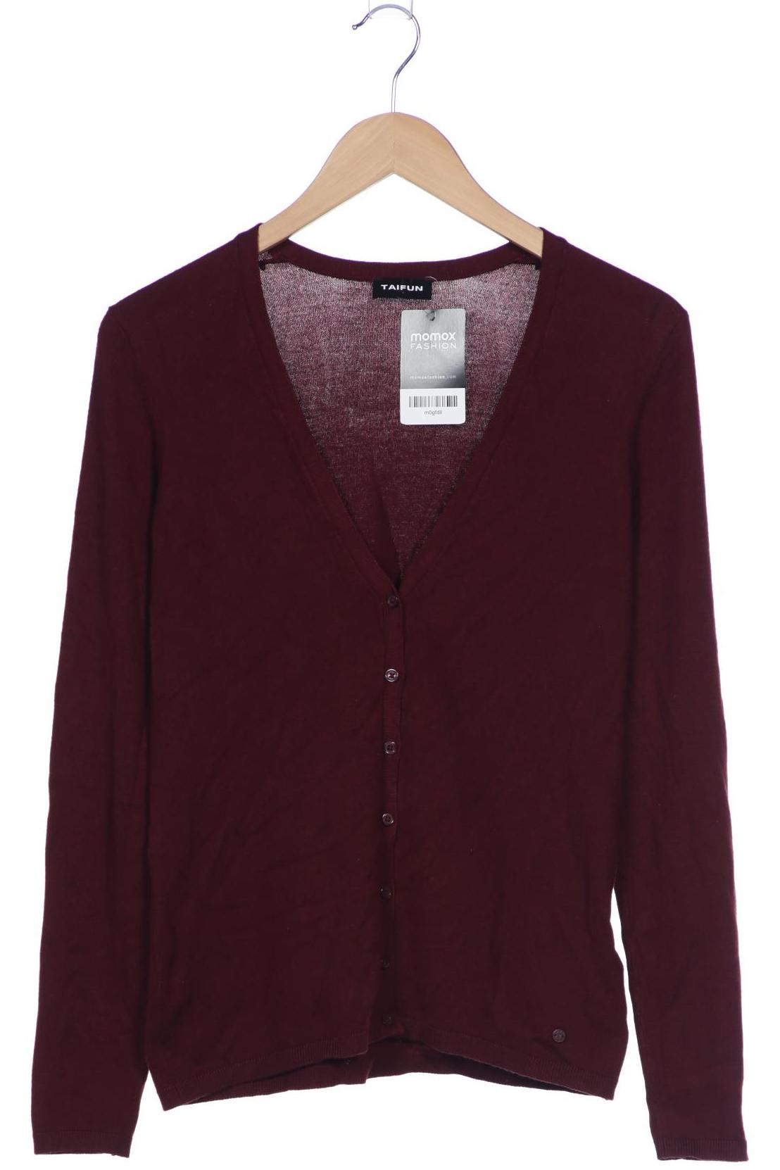 

Taifun Damen Strickjacke, bordeaux, Gr. 36