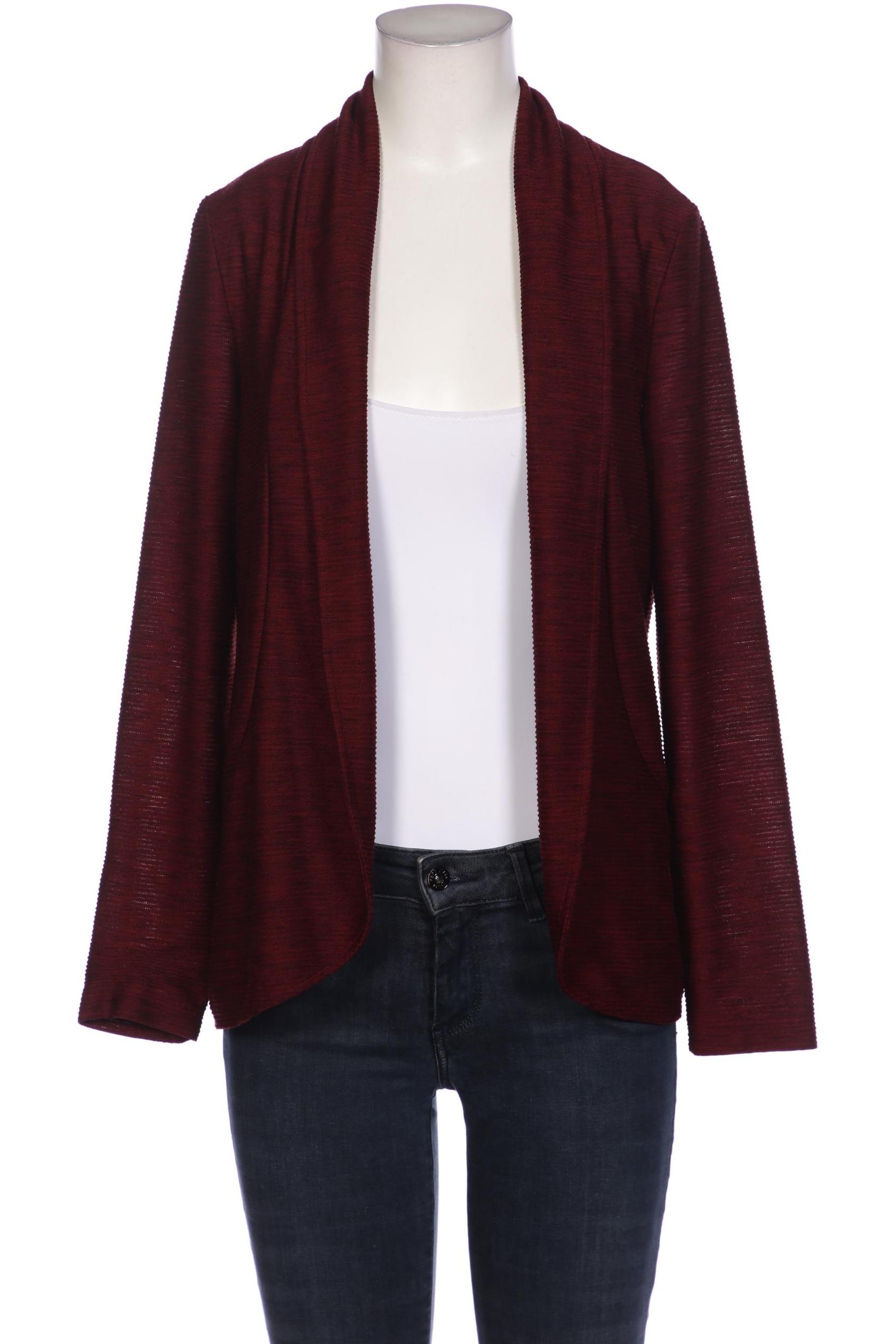 

Taifun Damen Strickjacke, bordeaux, Gr. 38