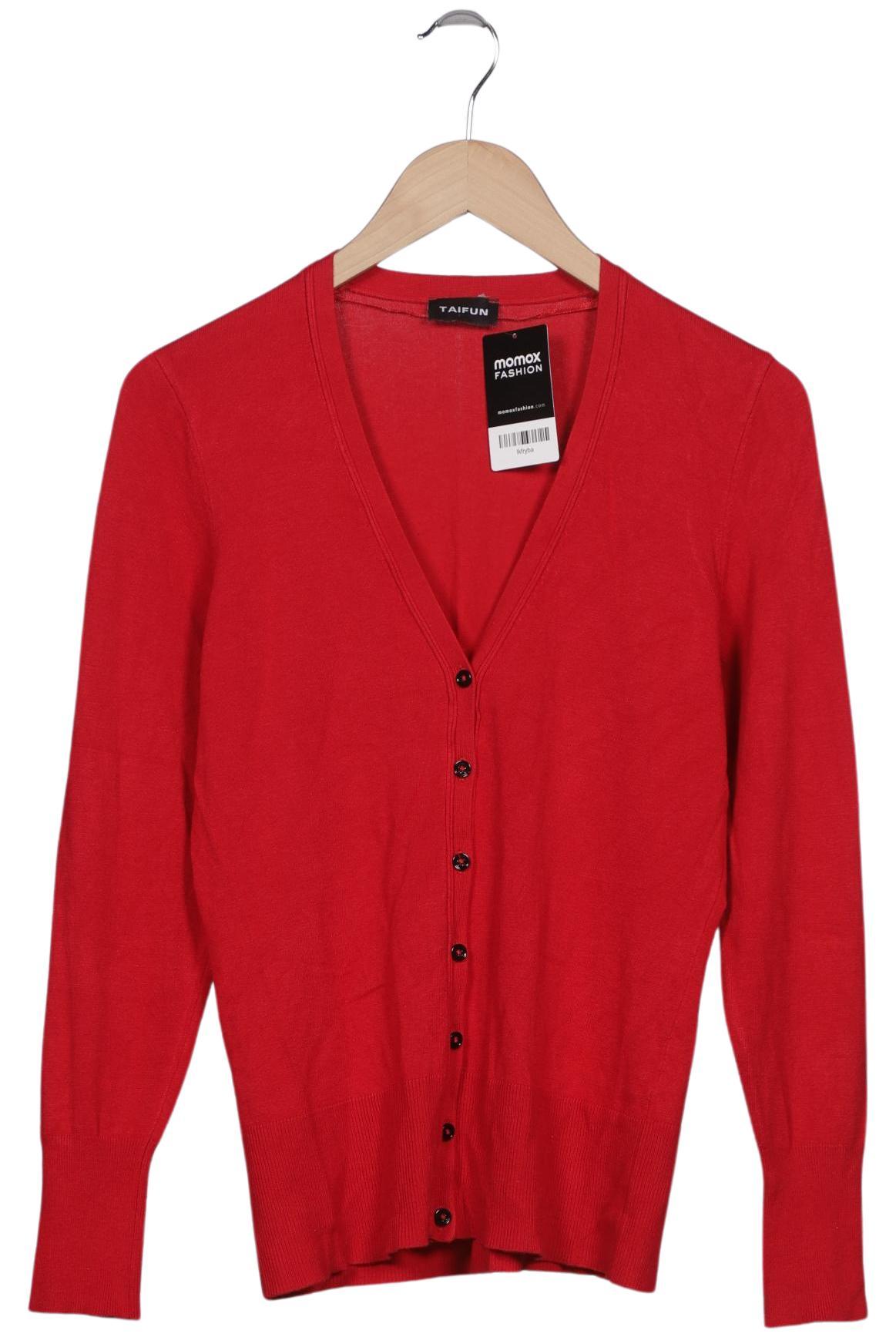 

Taifun Damen Strickjacke, rot, Gr. 38
