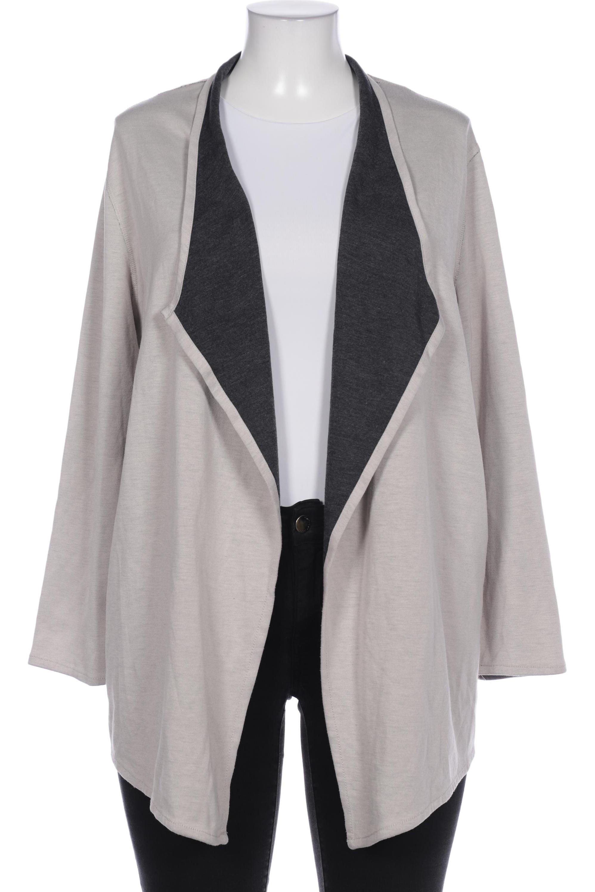 

Taifun Damen Strickjacke, grau, Gr. 48