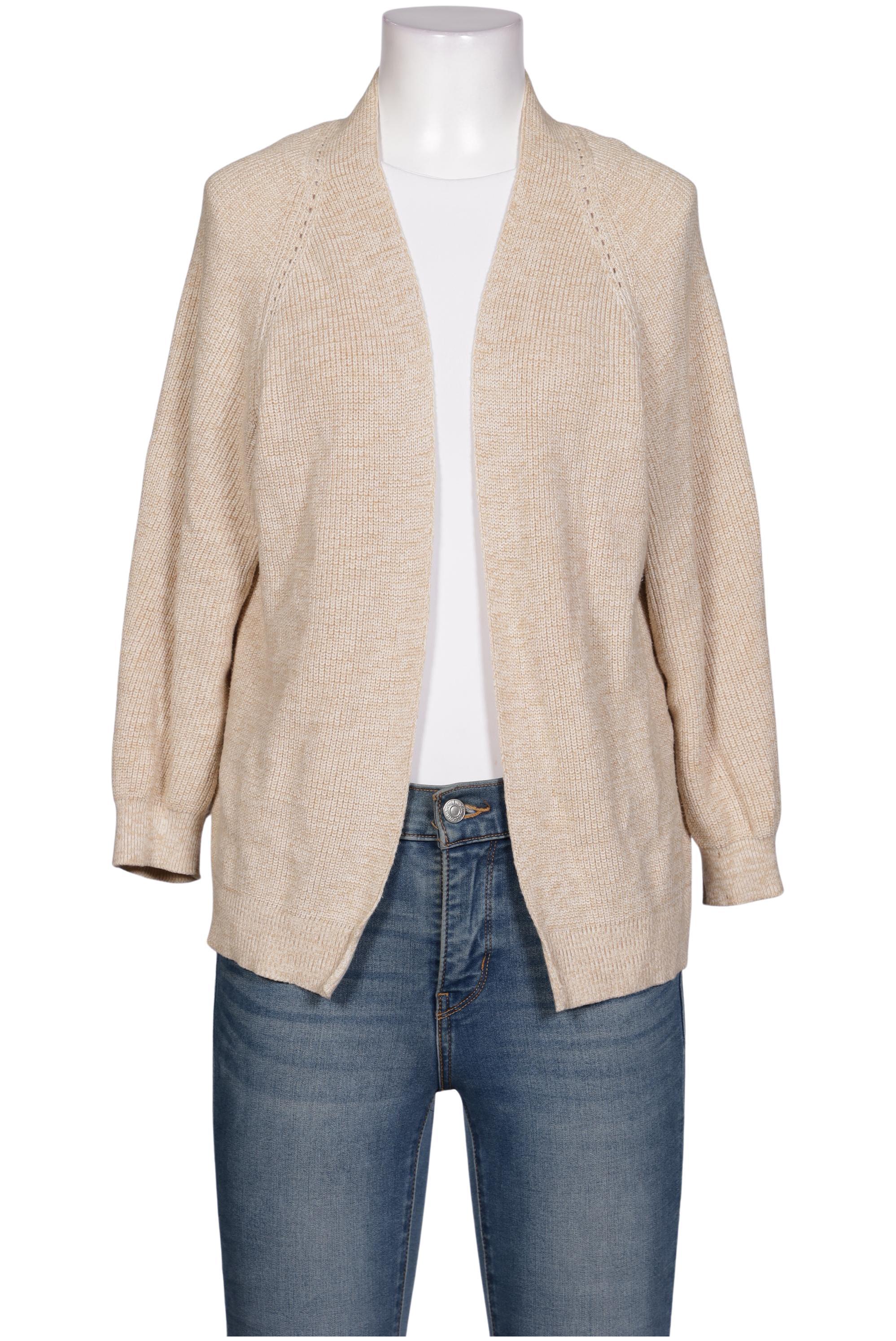 

Taifun Damen Strickjacke, beige, Gr. 38