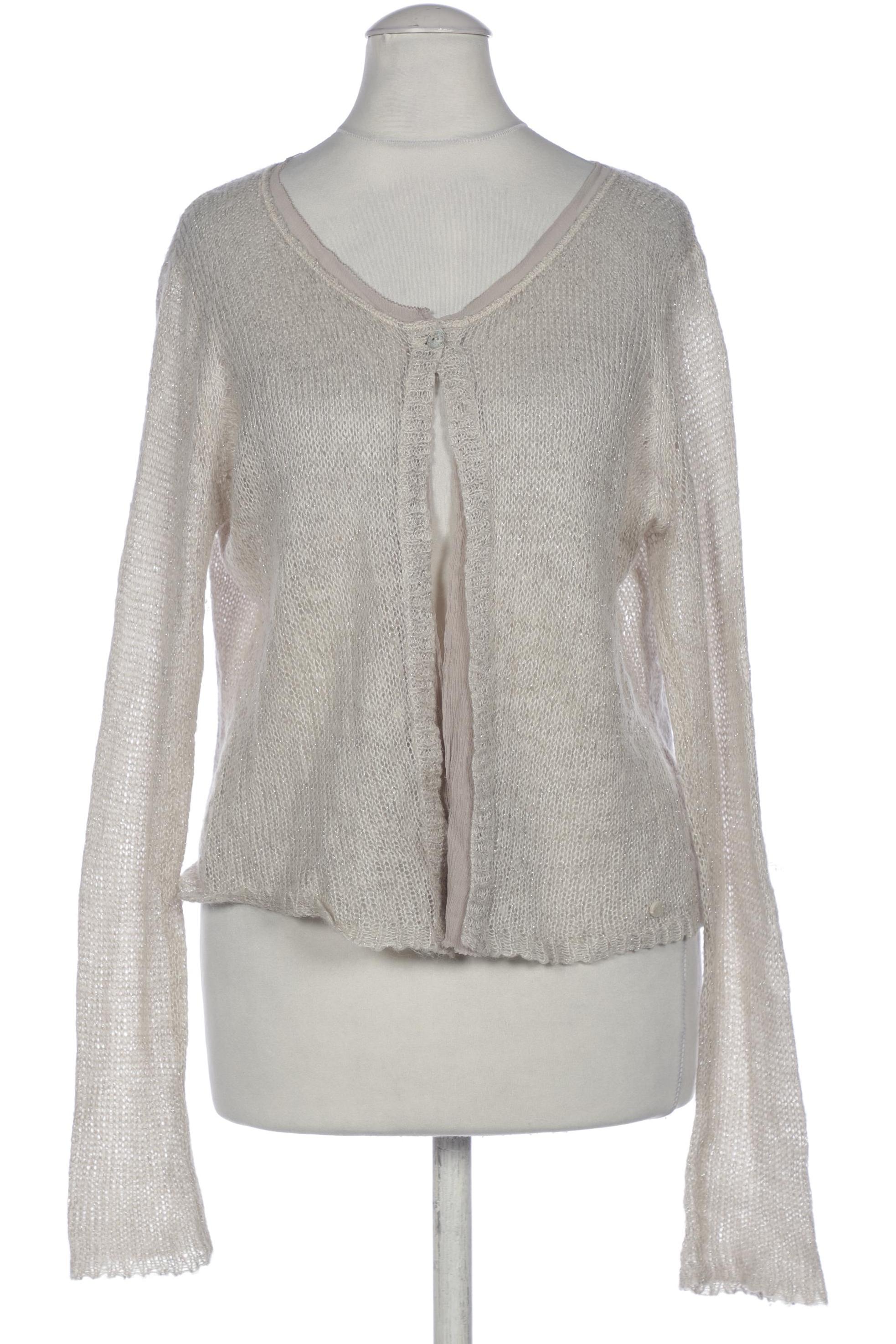 

Taifun Damen Strickjacke, beige, Gr. 36