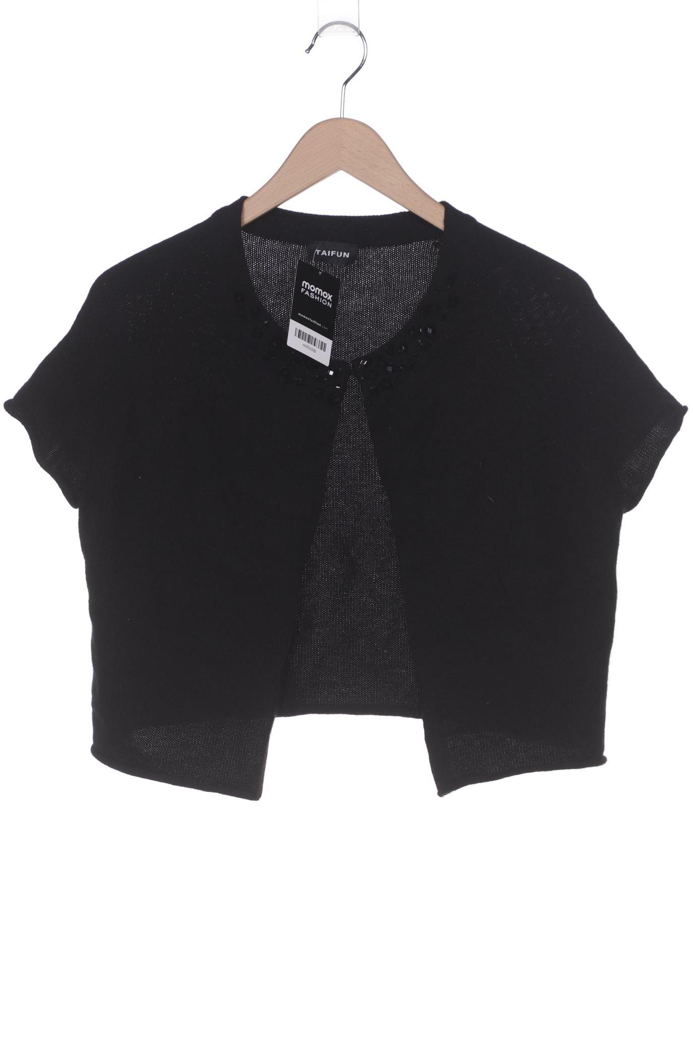 

Taifun Damen Strickjacke, schwarz, Gr. 44