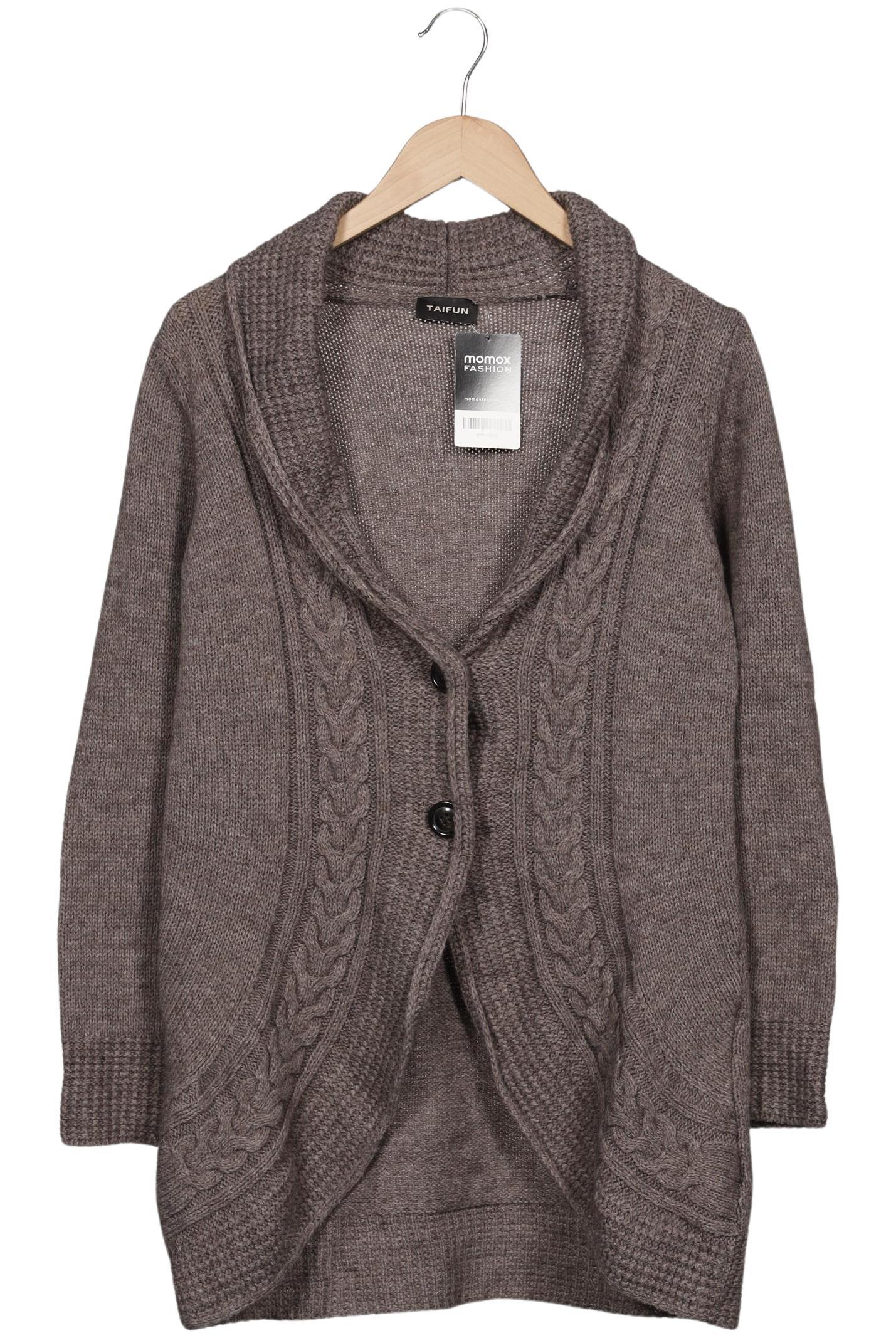 

Taifun Damen Strickjacke, braun, Gr. 38