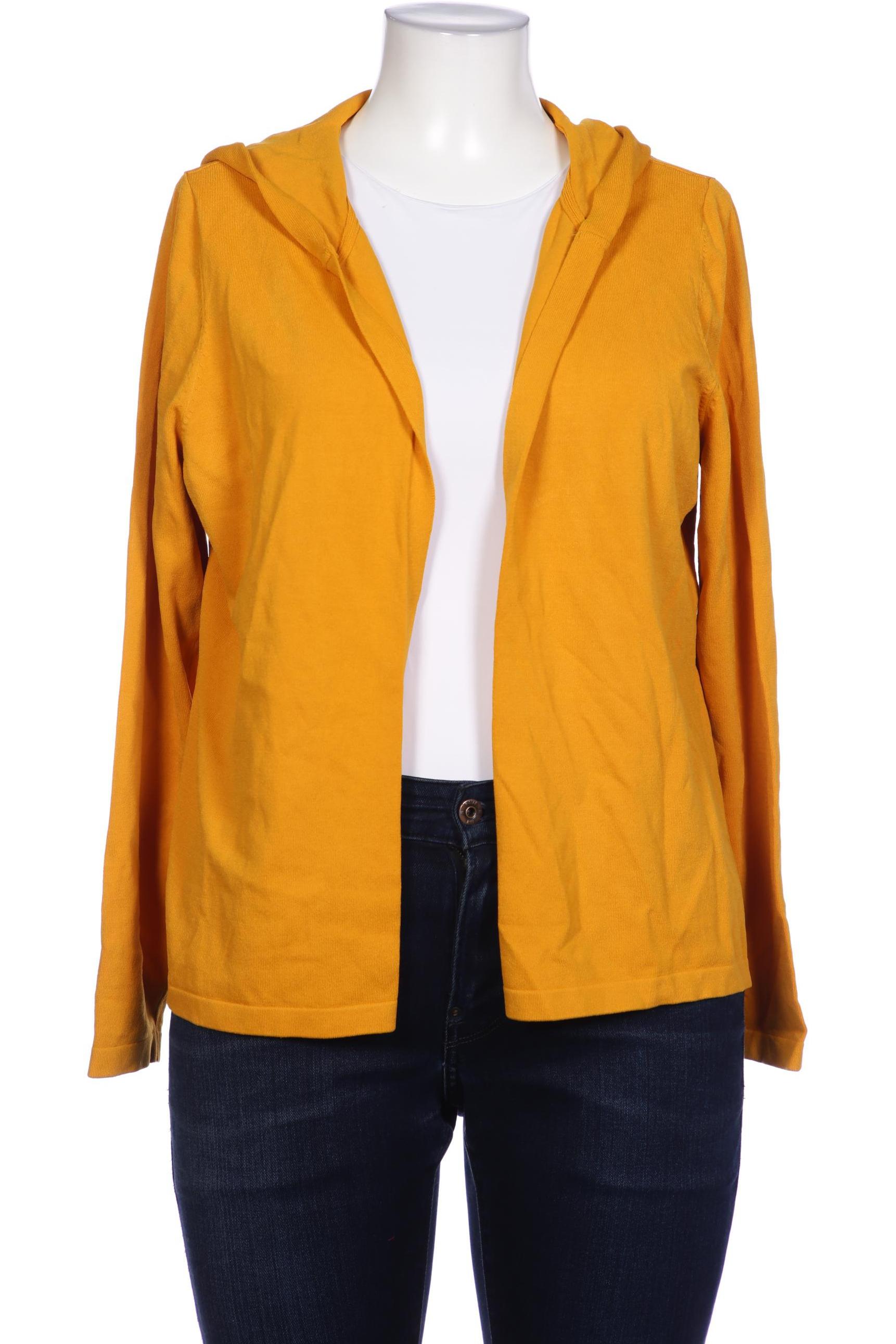 

Taifun Damen Strickjacke, orange, Gr. 44