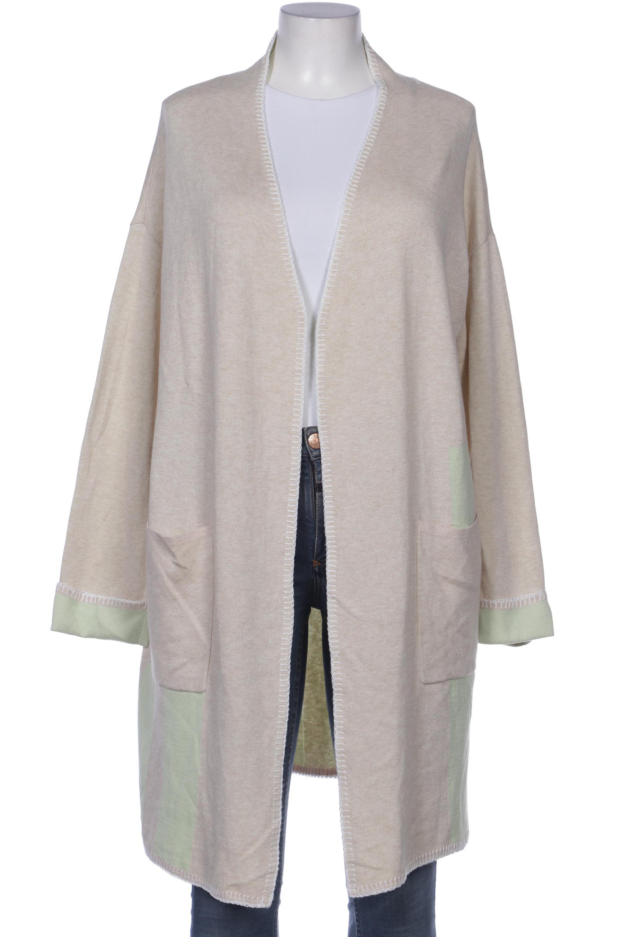 

Taifun Damen Strickjacke, beige, Gr. 42