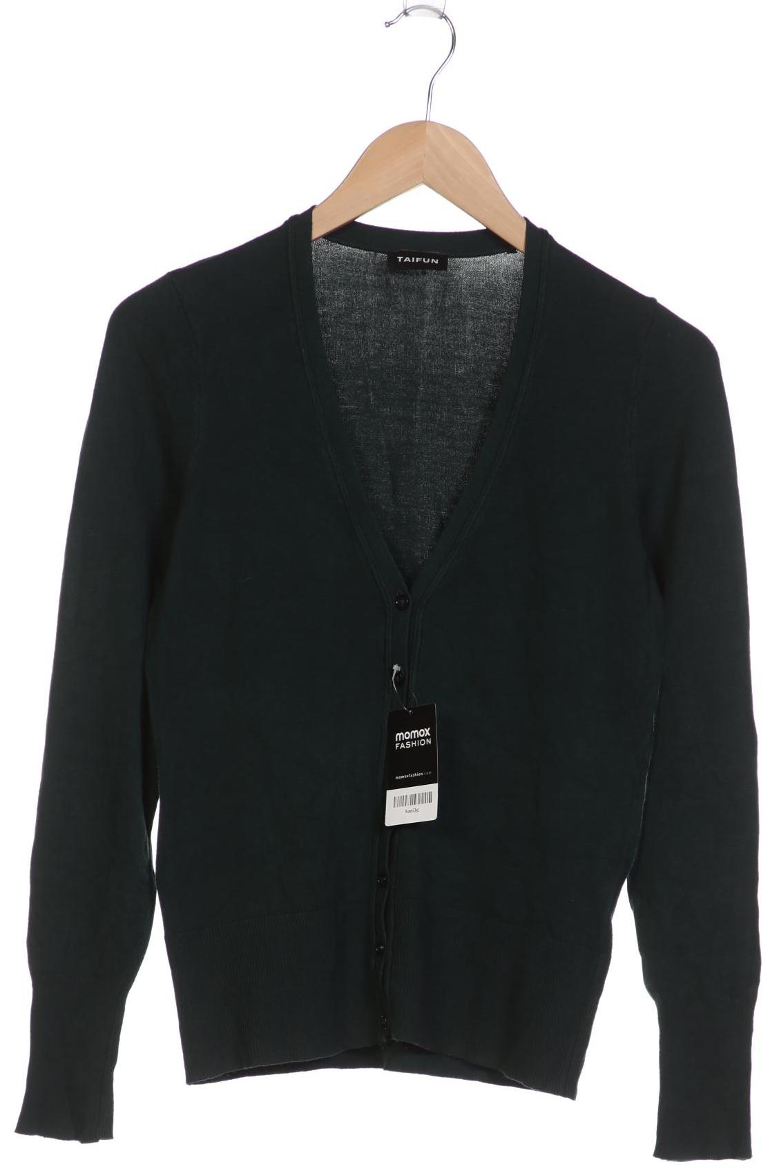 

Taifun Damen Strickjacke, grün, Gr. 36