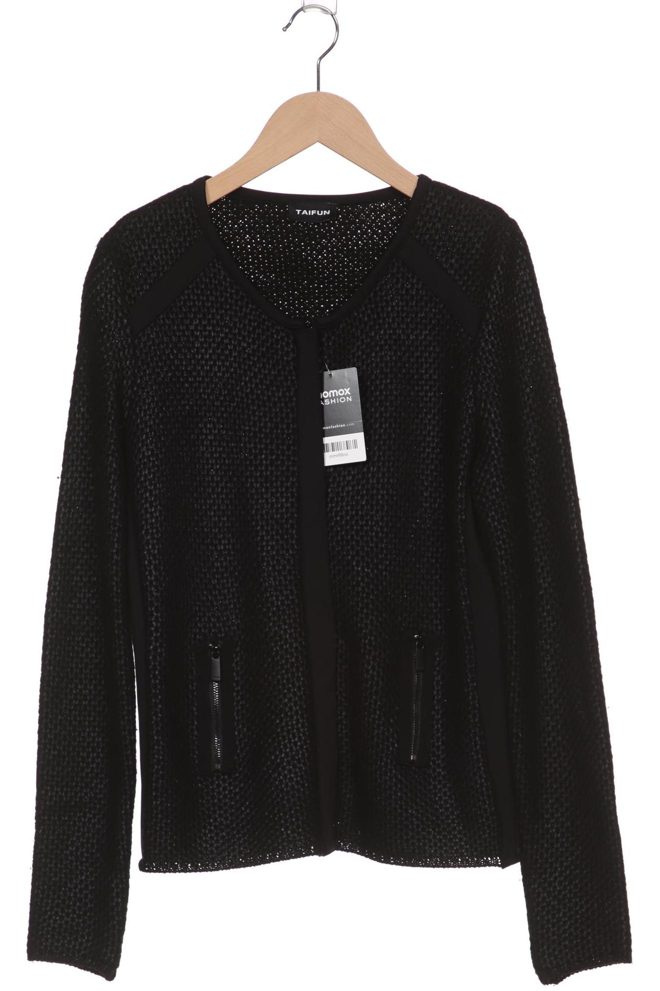 

TAIFUN Damen Strickjacke, schwarz