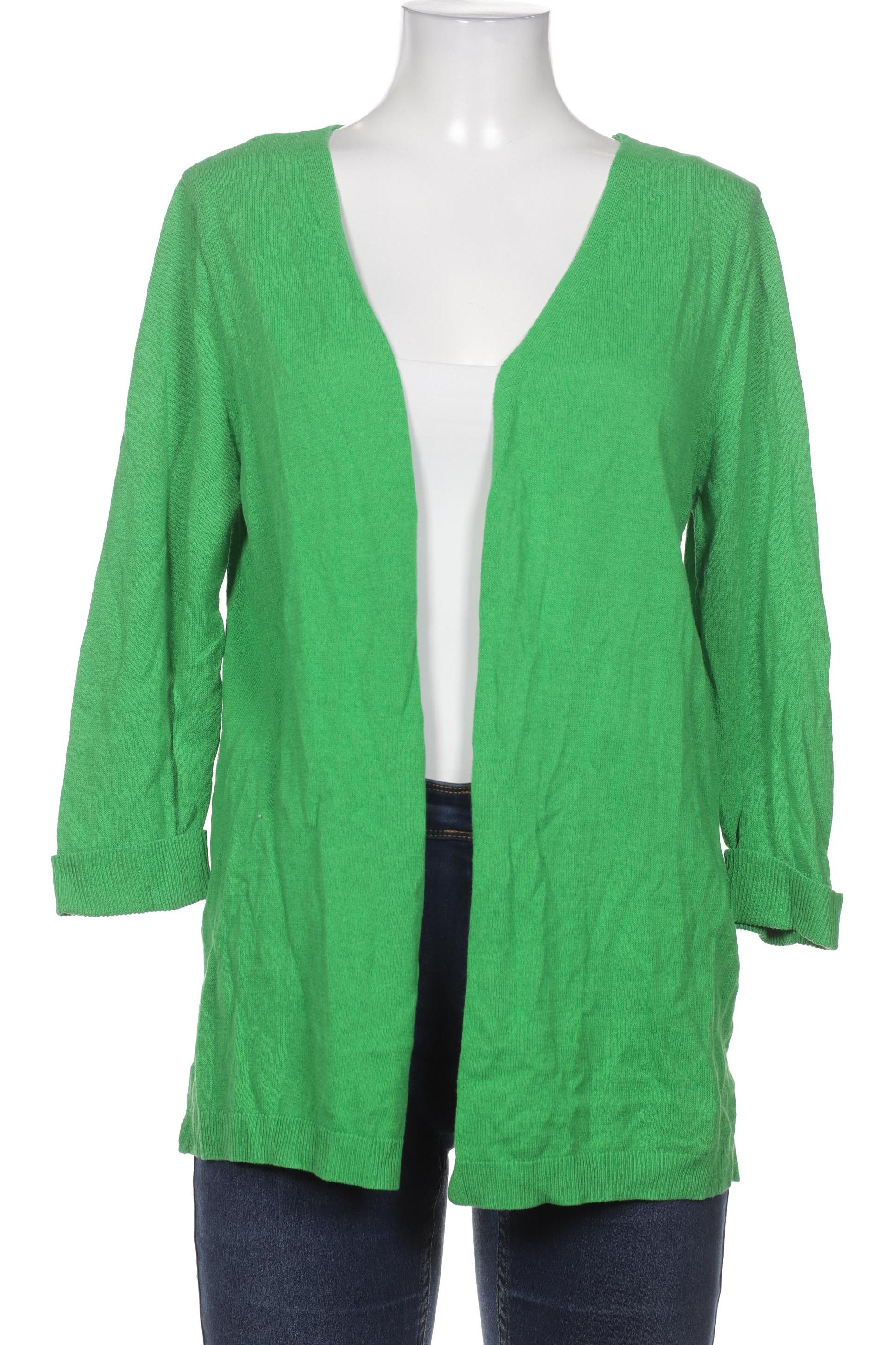 

Taifun Damen Strickjacke, grün, Gr. 38