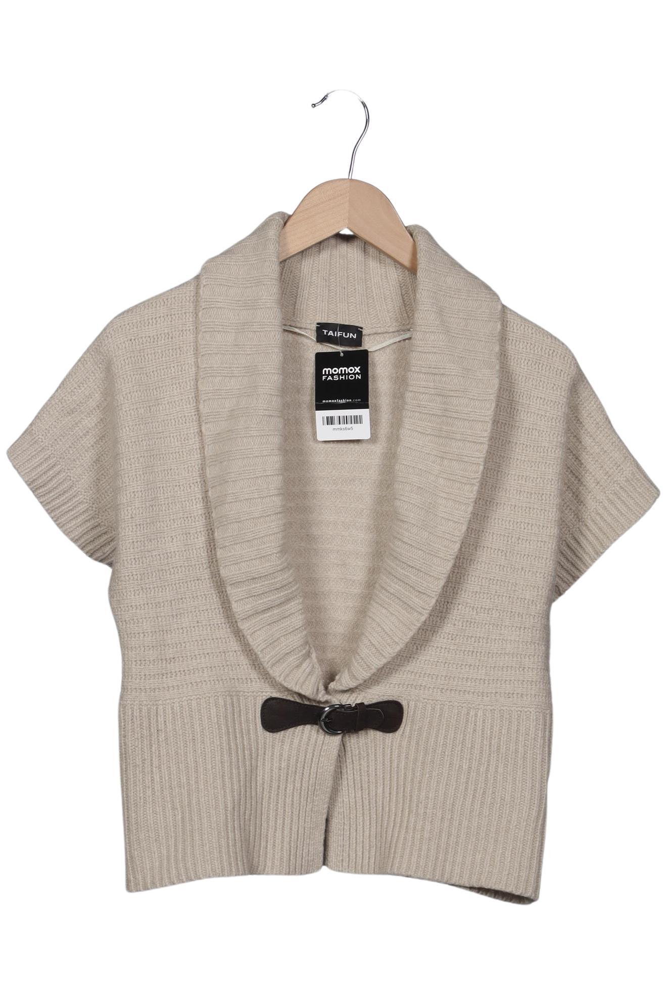 

Taifun Damen Strickjacke, beige, Gr. 44