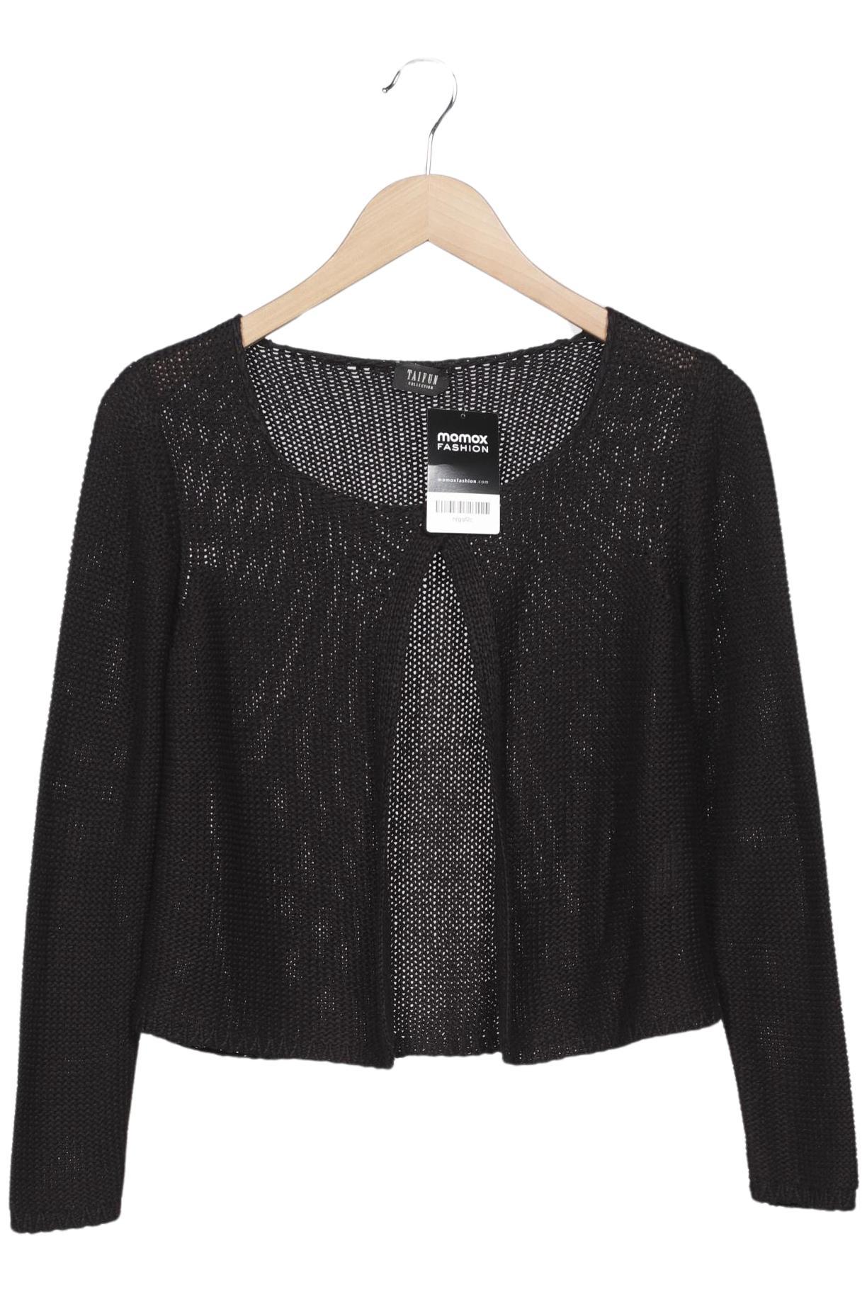 

Taifun Damen Strickjacke, schwarz, Gr. 36