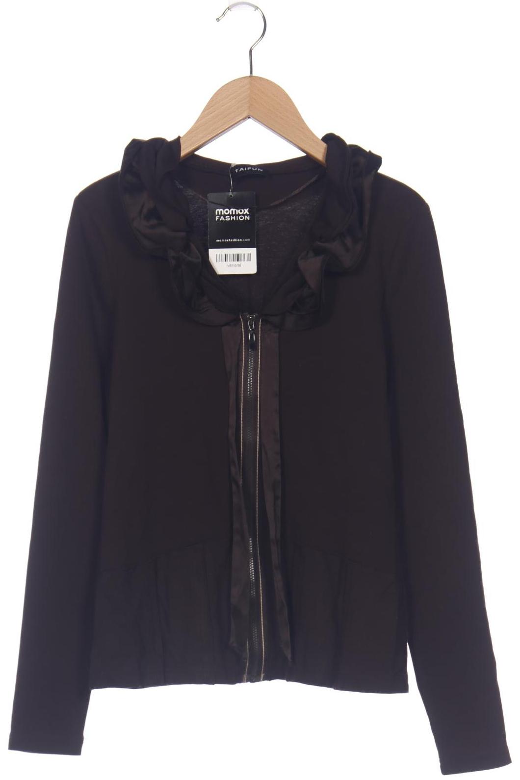 

Taifun Damen Strickjacke, braun, Gr. 38