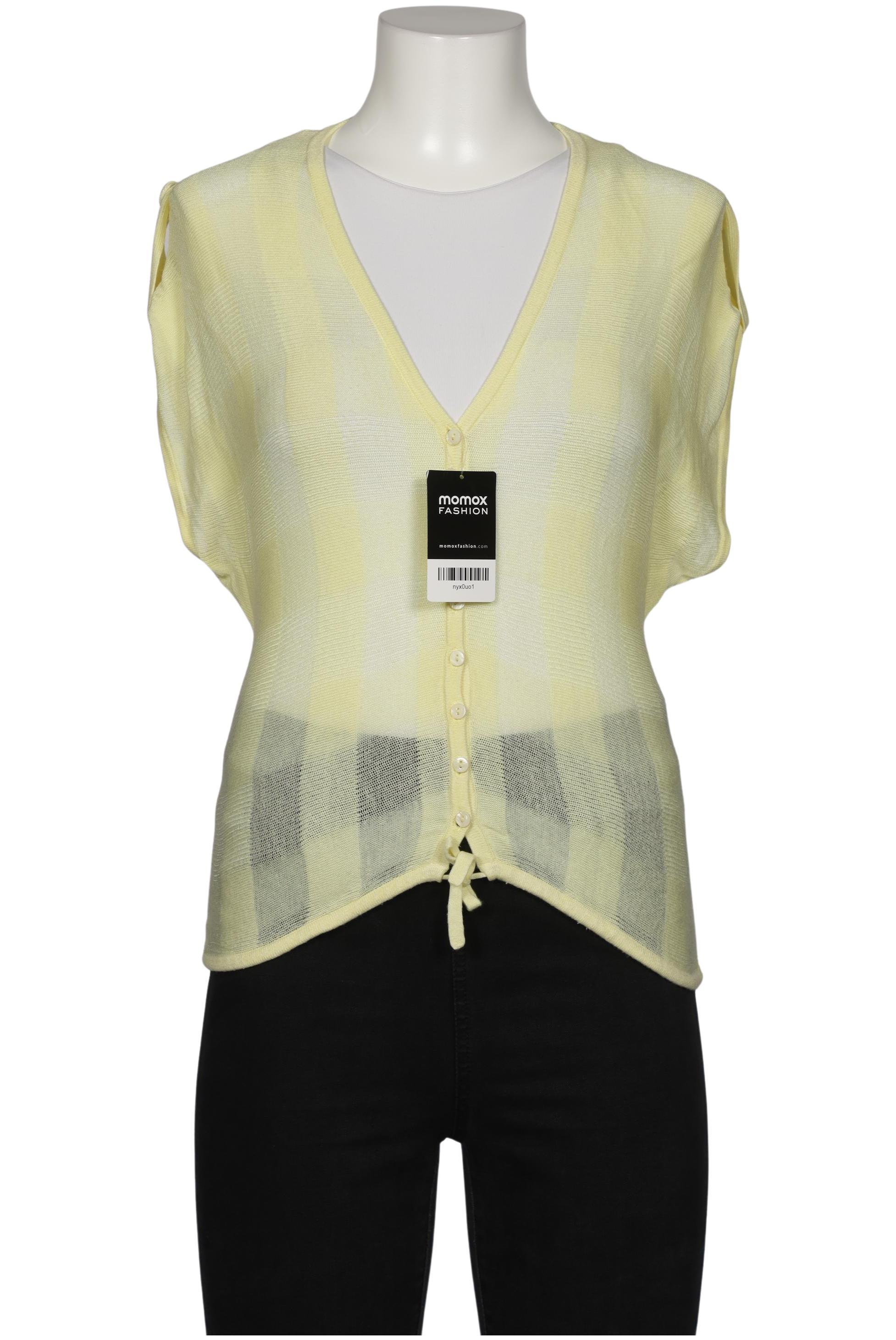 

Taifun Damen Strickjacke, gelb, Gr. 38