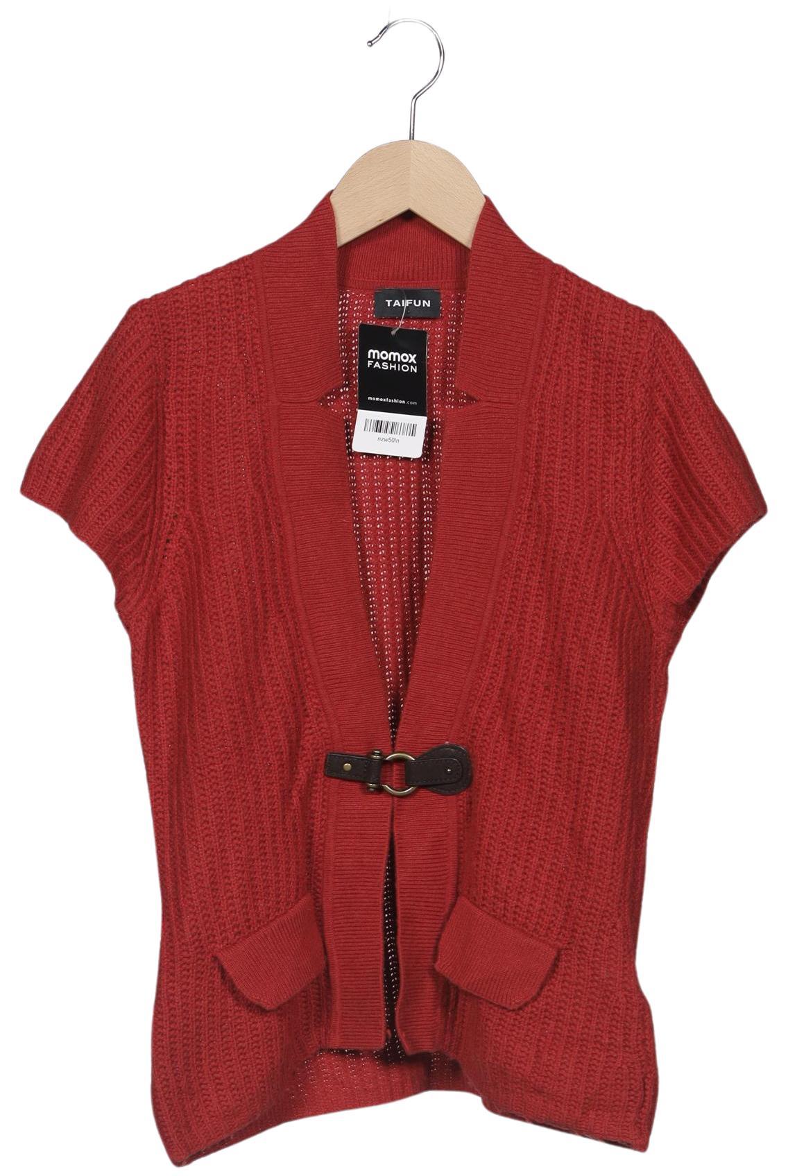 

Taifun Damen Strickjacke, rot, Gr. 38