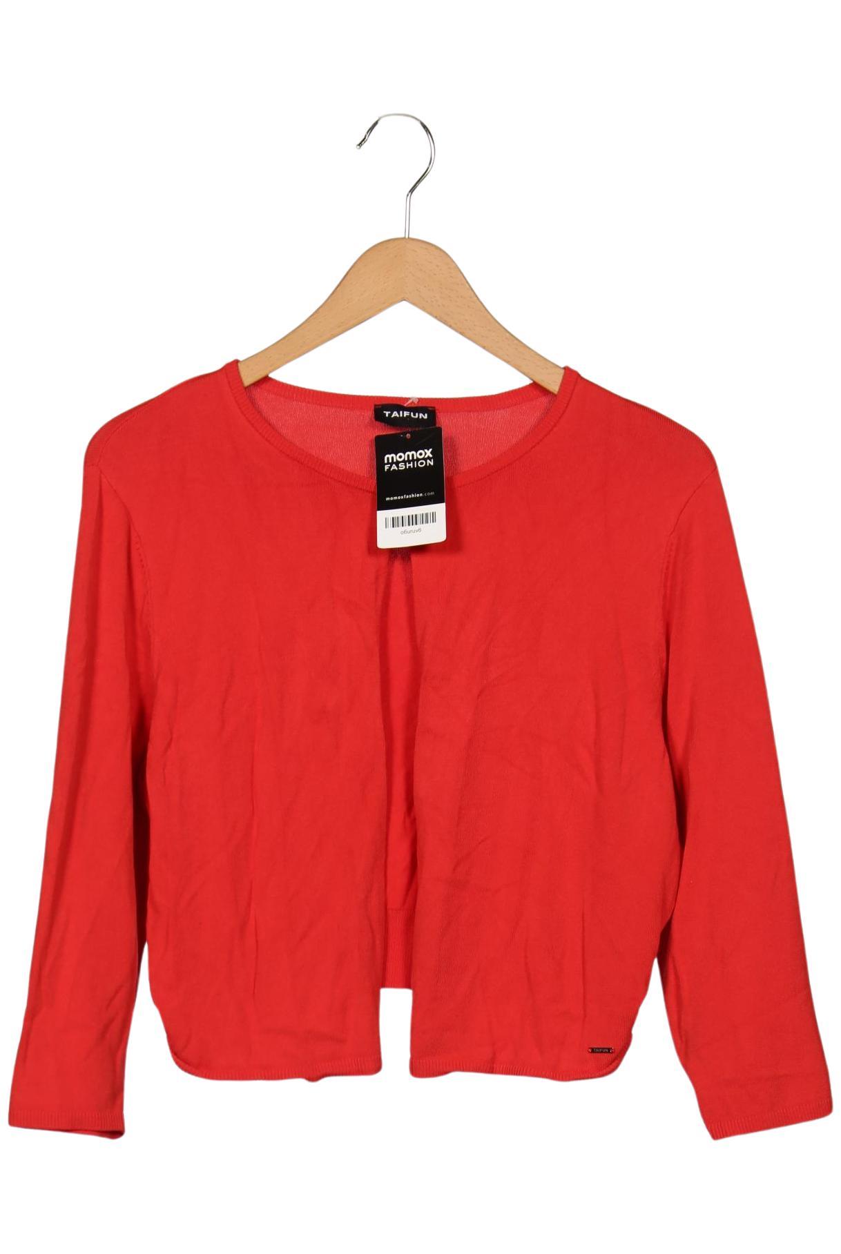 

Taifun Damen Strickjacke, rot, Gr. 46