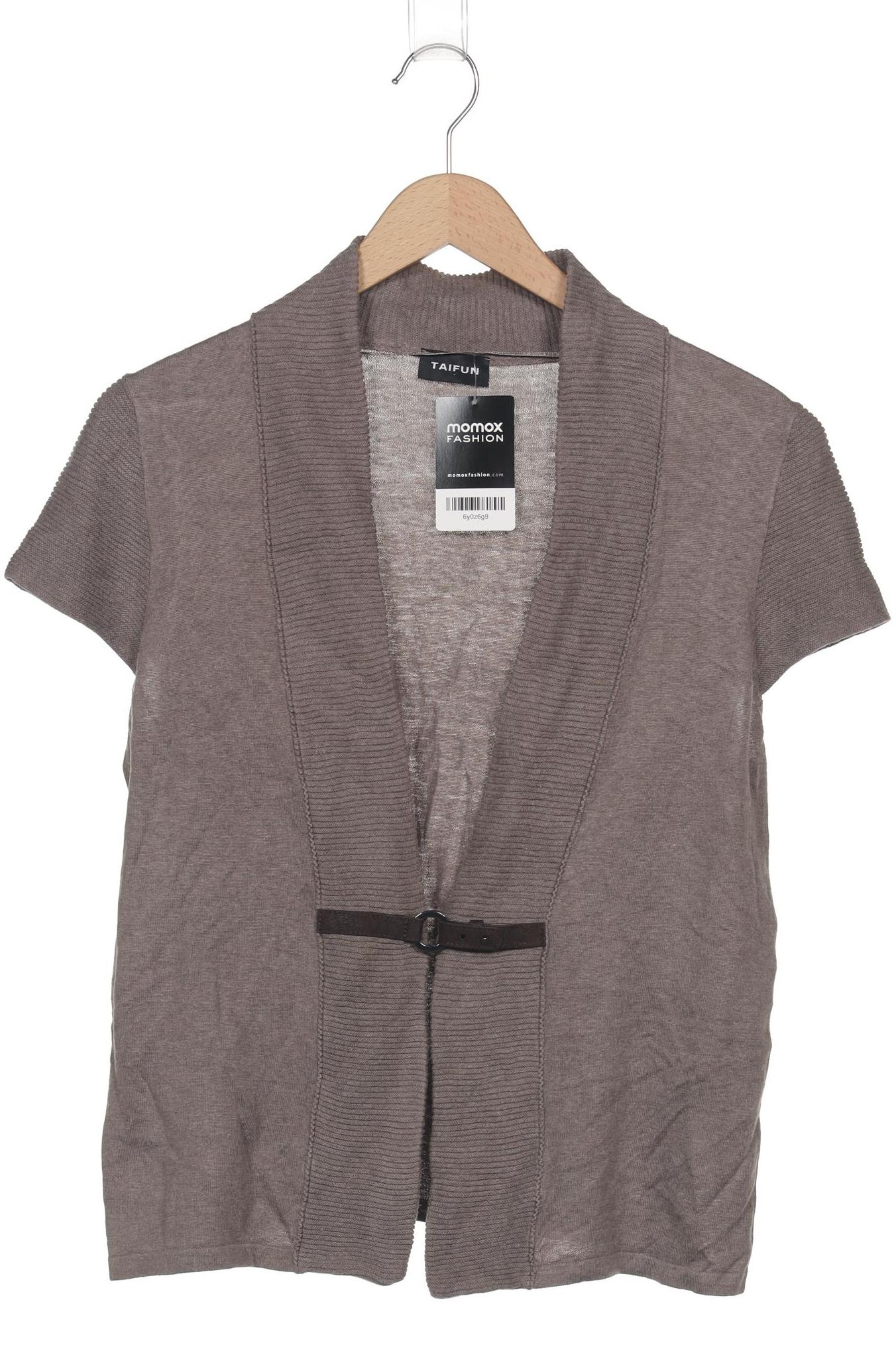 

Taifun Damen Strickjacke, braun, Gr. 42