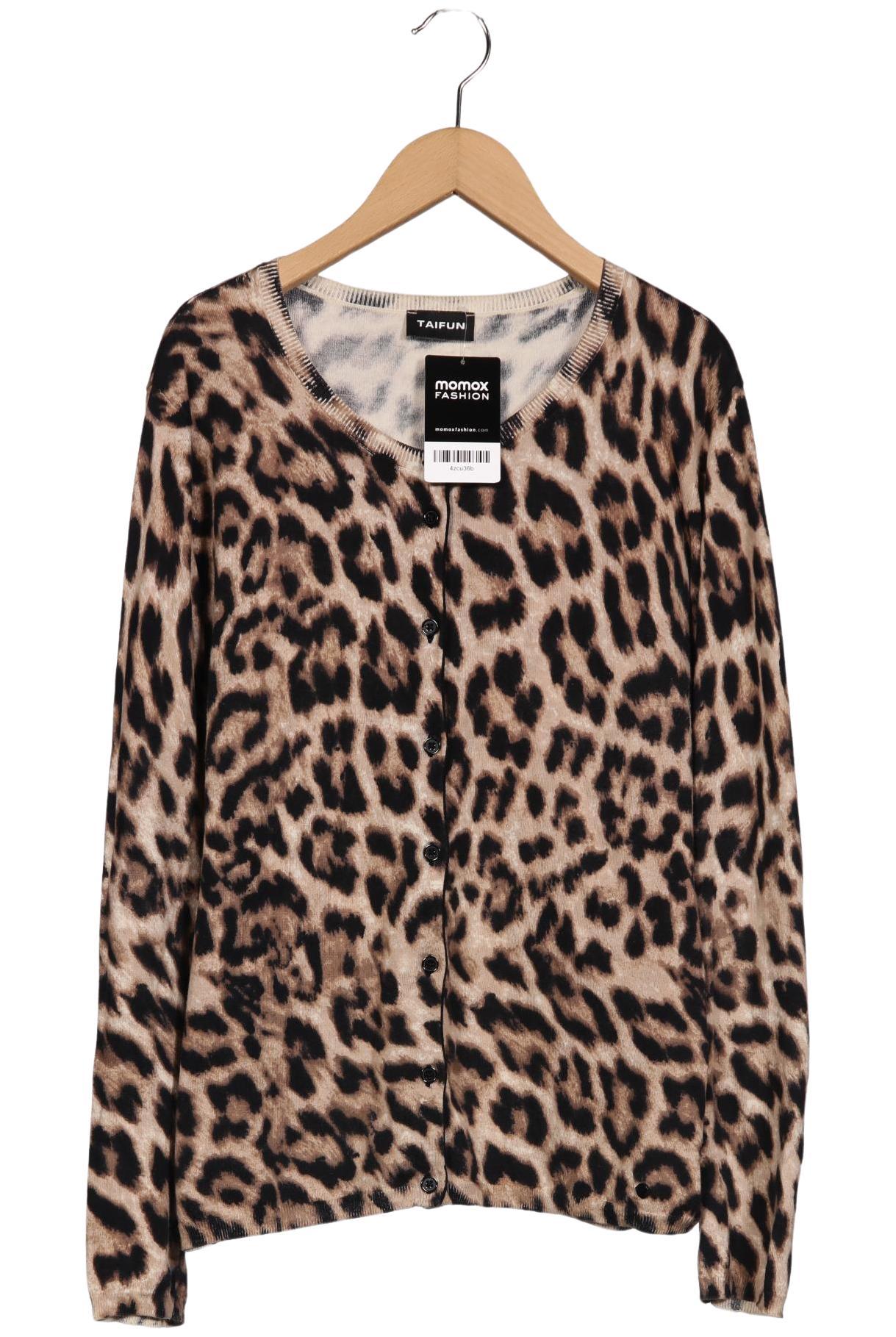 

Taifun Damen Strickjacke, beige, Gr. 40