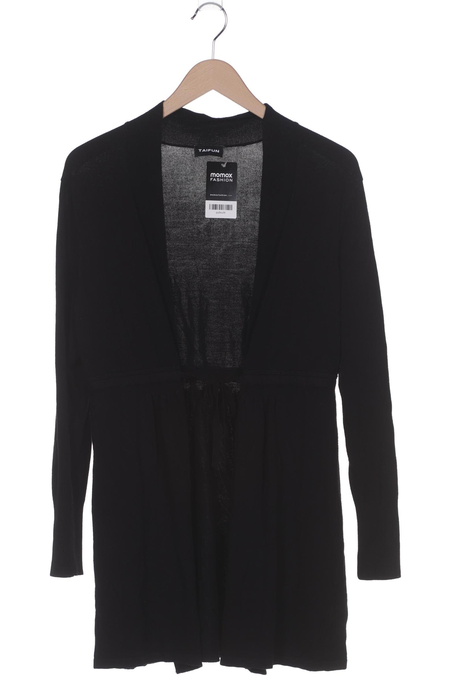 

Taifun Damen Strickjacke, schwarz, Gr. 38
