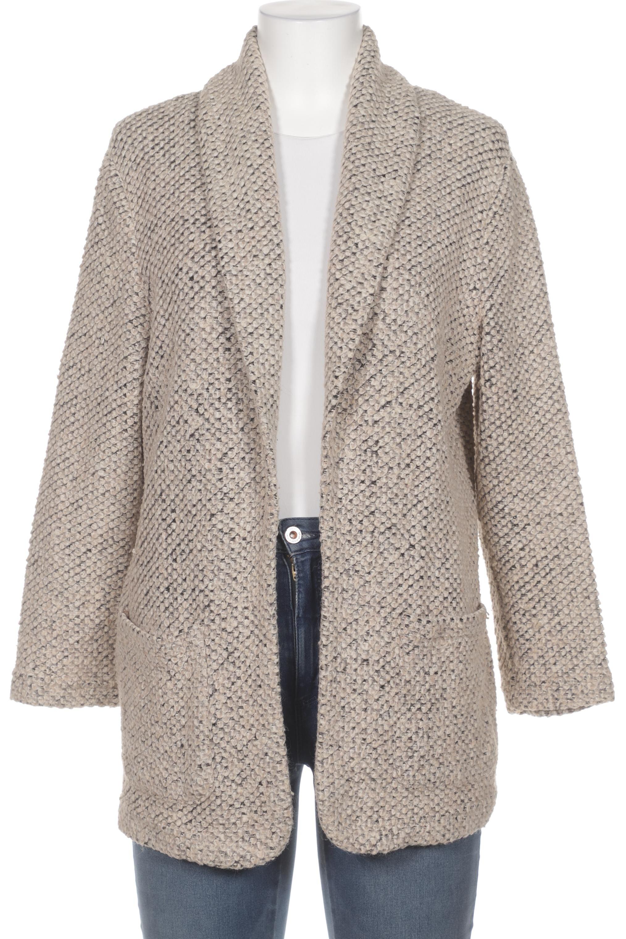 

Taifun Damen Strickjacke, beige, Gr. 42