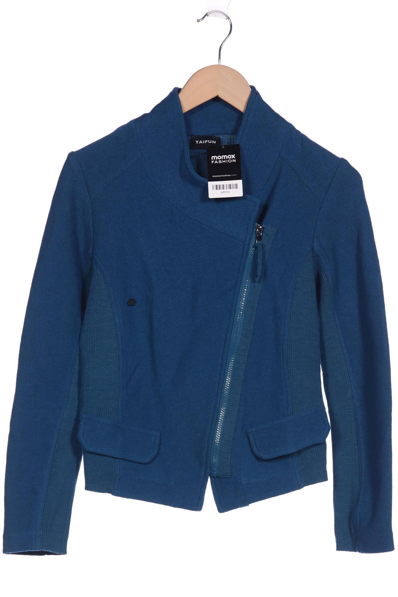

Taifun Damen Strickjacke, türkis, Gr. 40