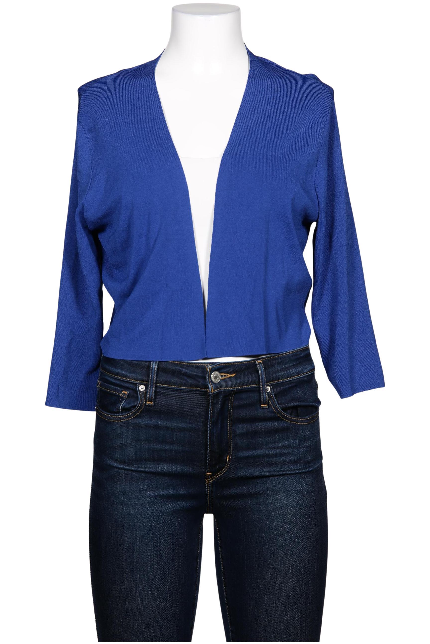 

Taifun Damen Strickjacke, blau, Gr. 38